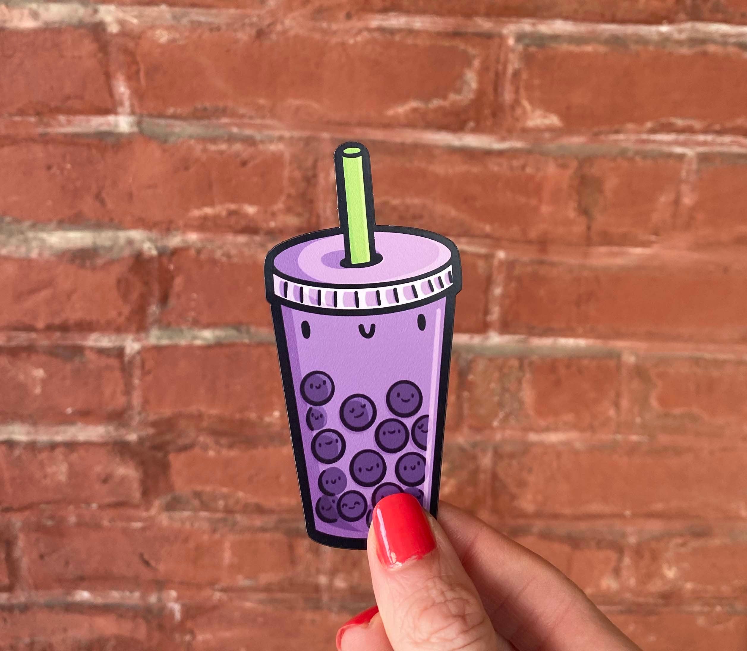 Bubble Tea Magnet (Taro)