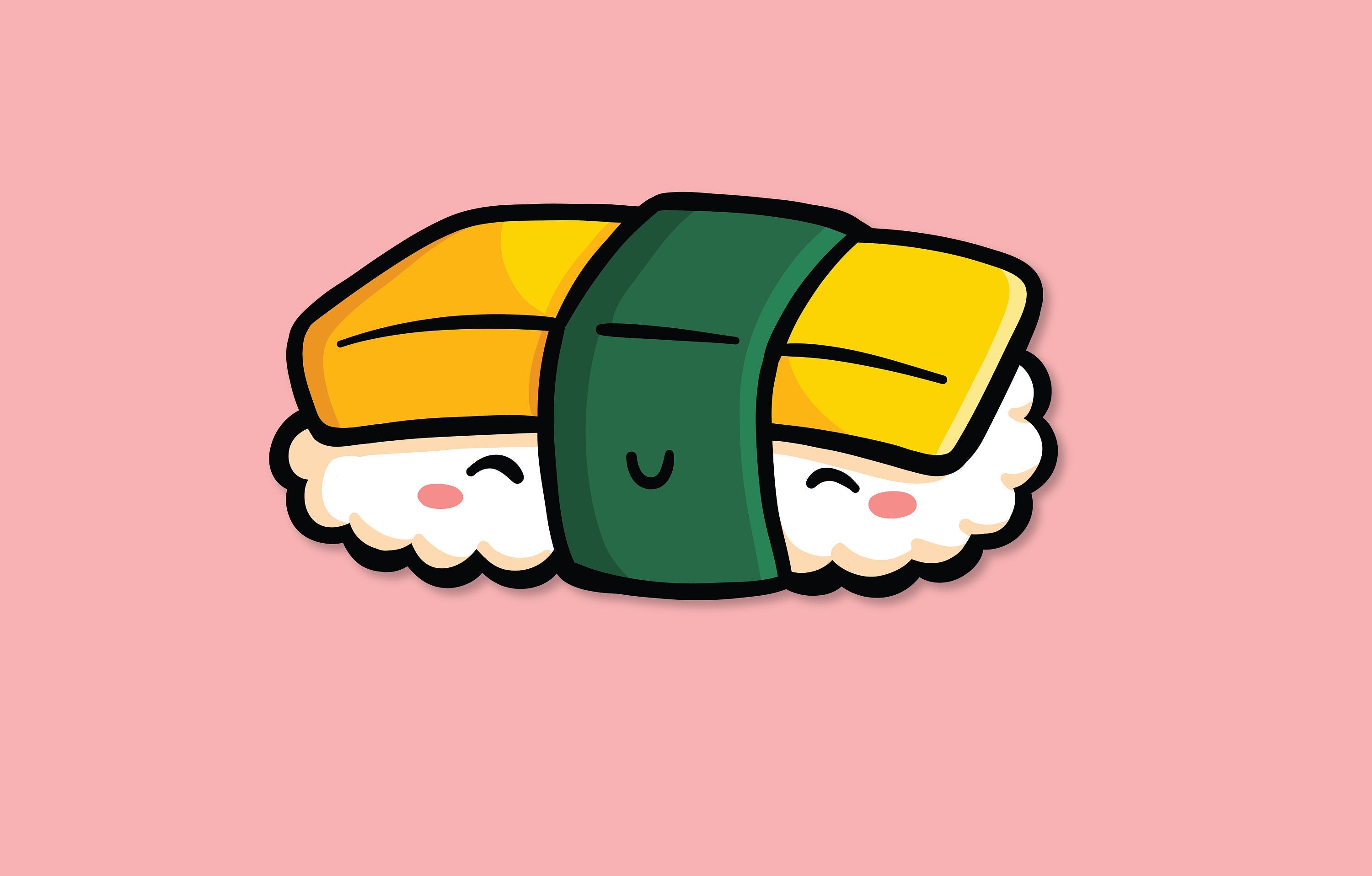 Tamago Sushi Sticker