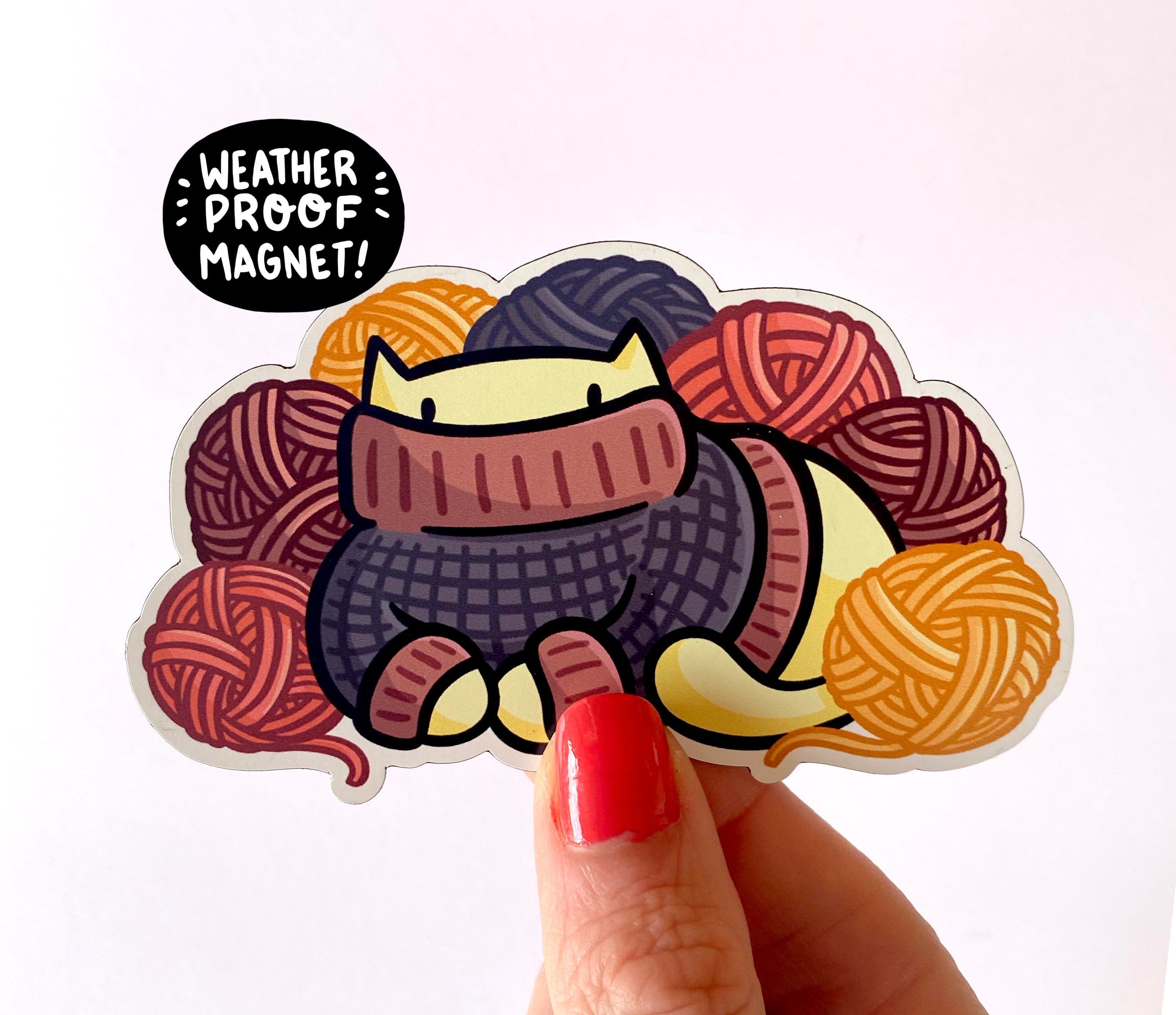 Sweater Cat Magnet