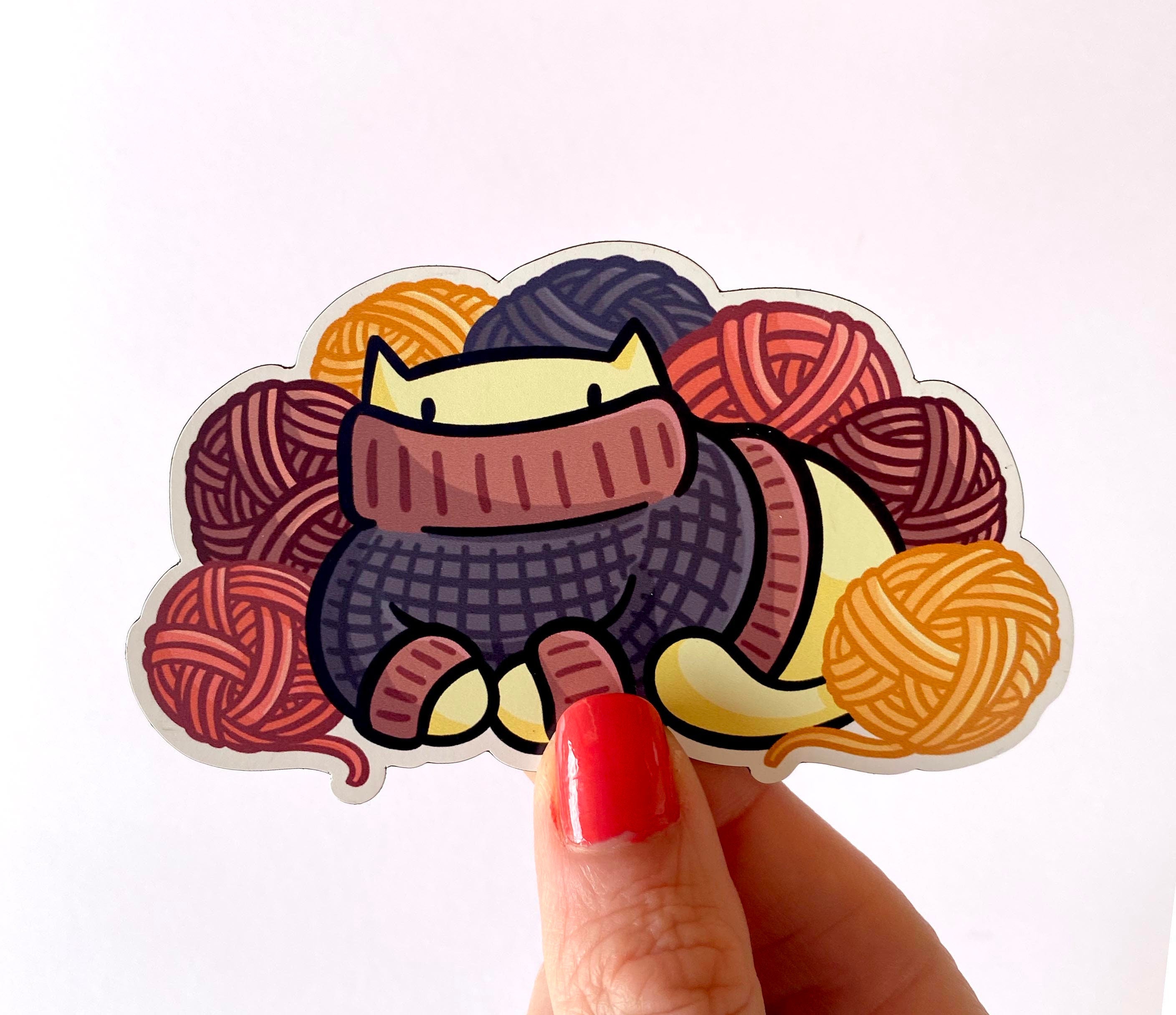 Sweater Cat Magnet