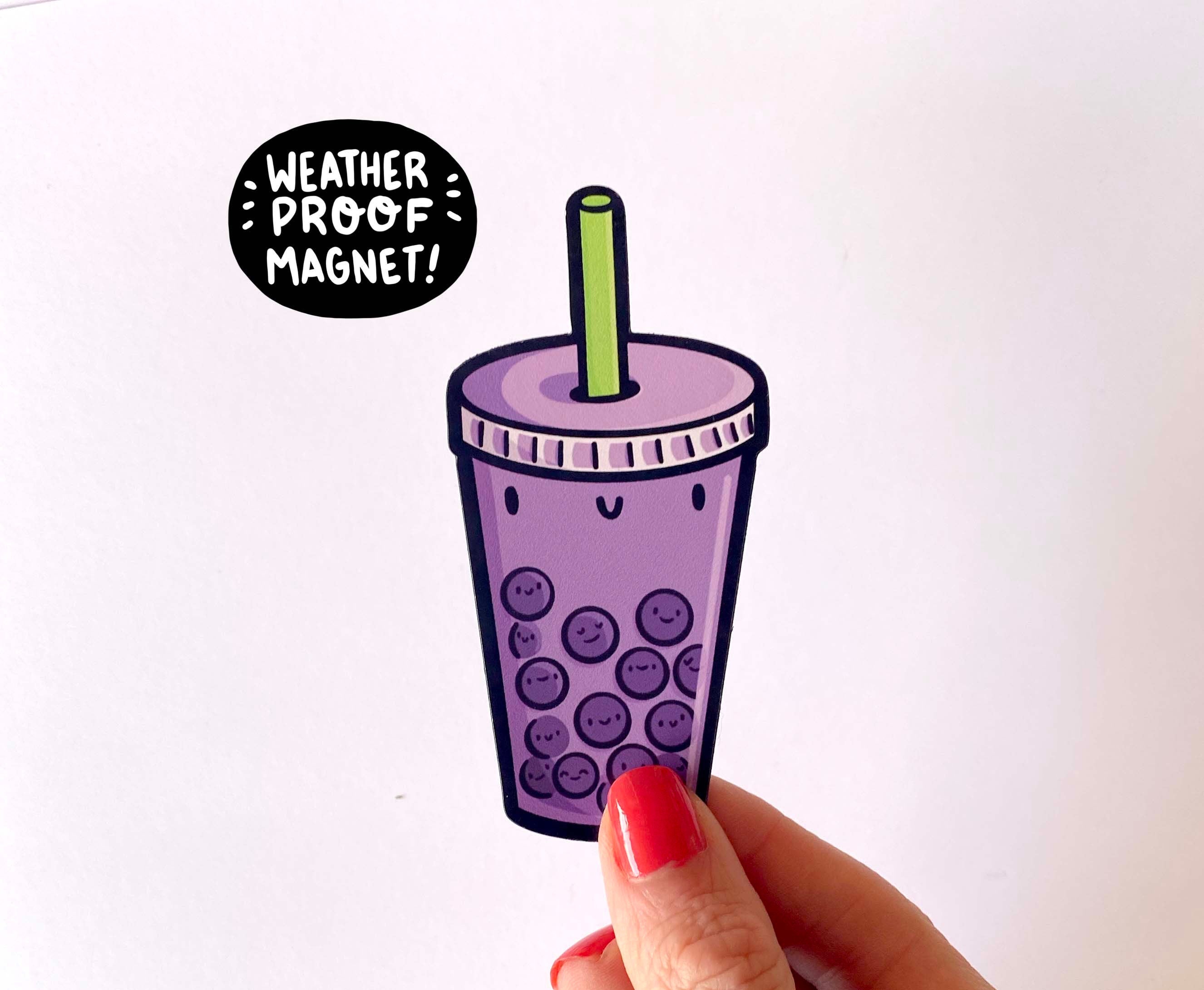 Bubble Tea Magnet (Taro)