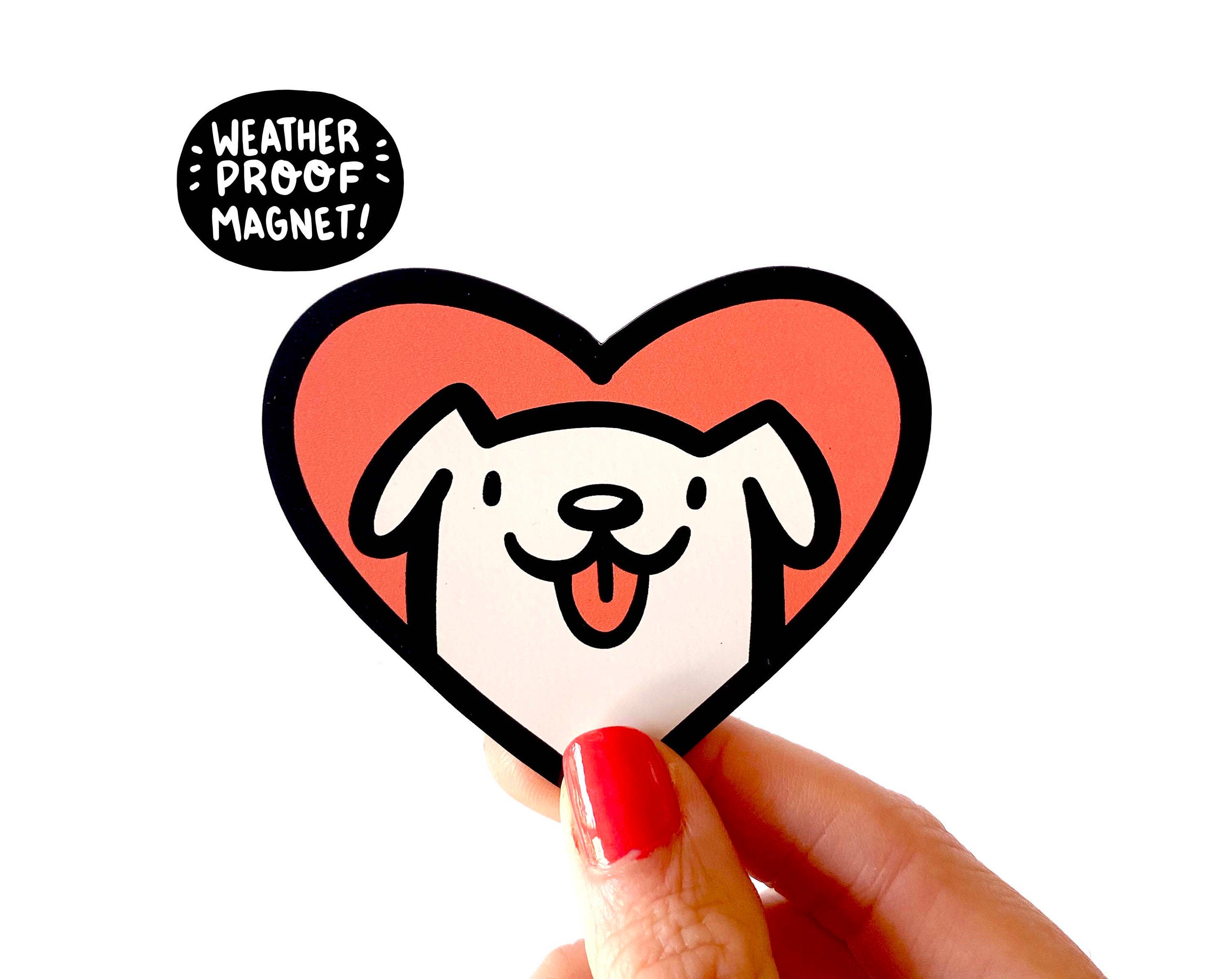 Dog Heart Magnet