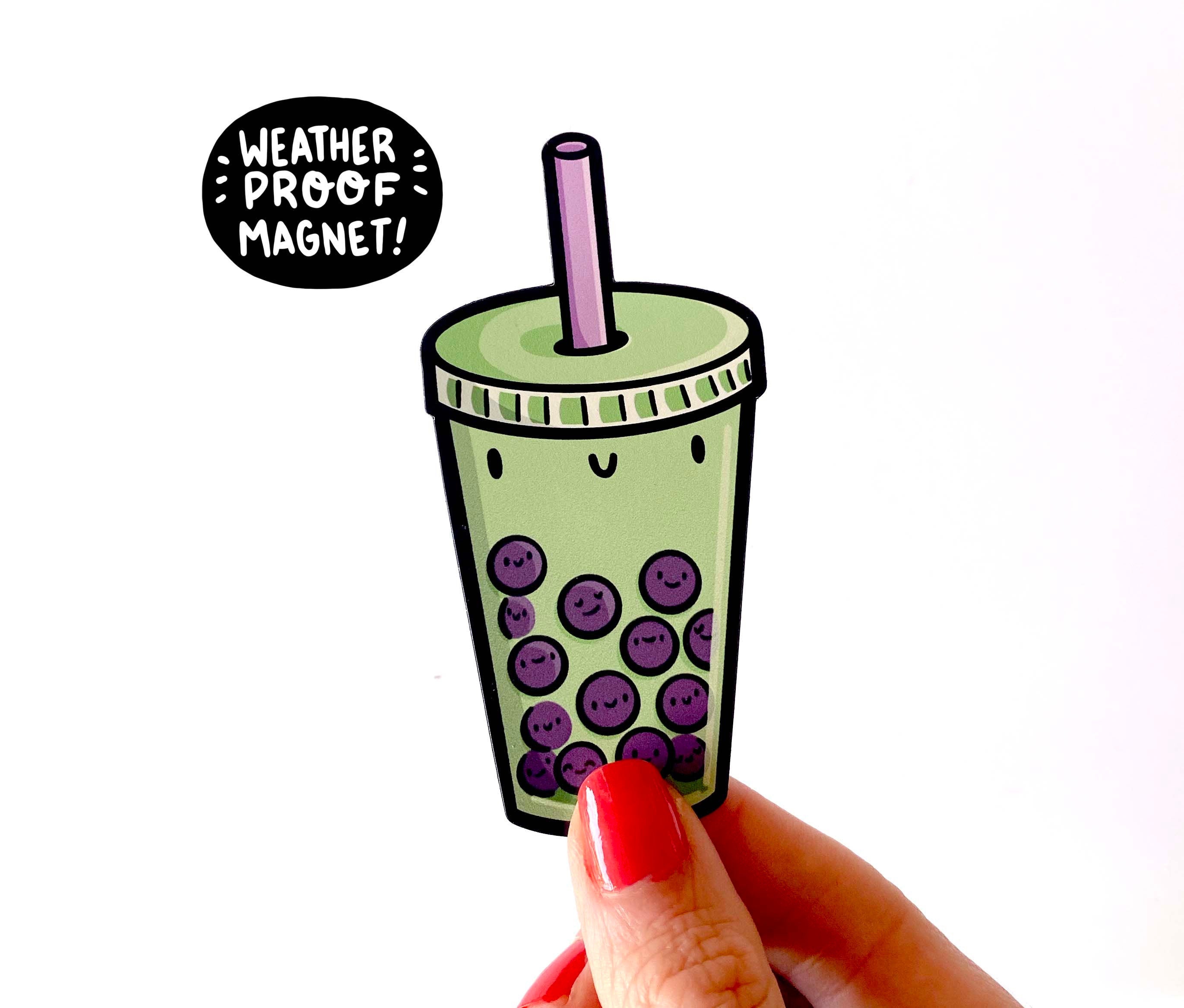 Bubble Tea (Matcha) Magnet