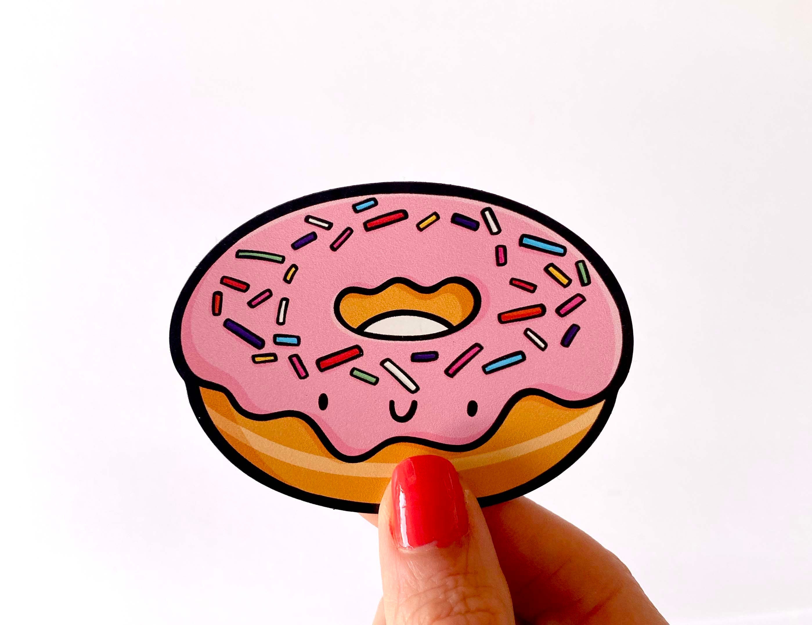 Pink Donut Magnet
