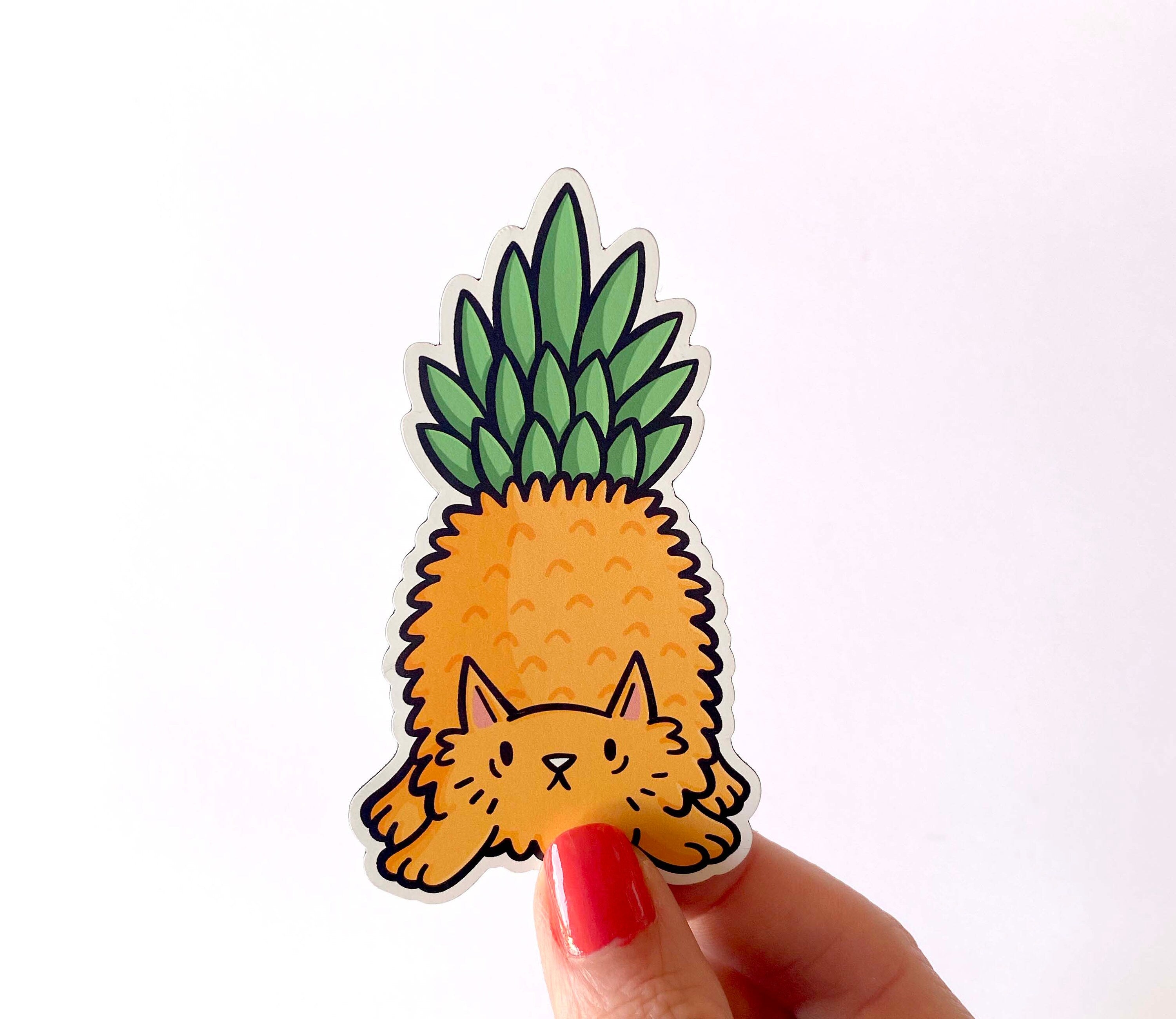 Pineapple Cat Magnet