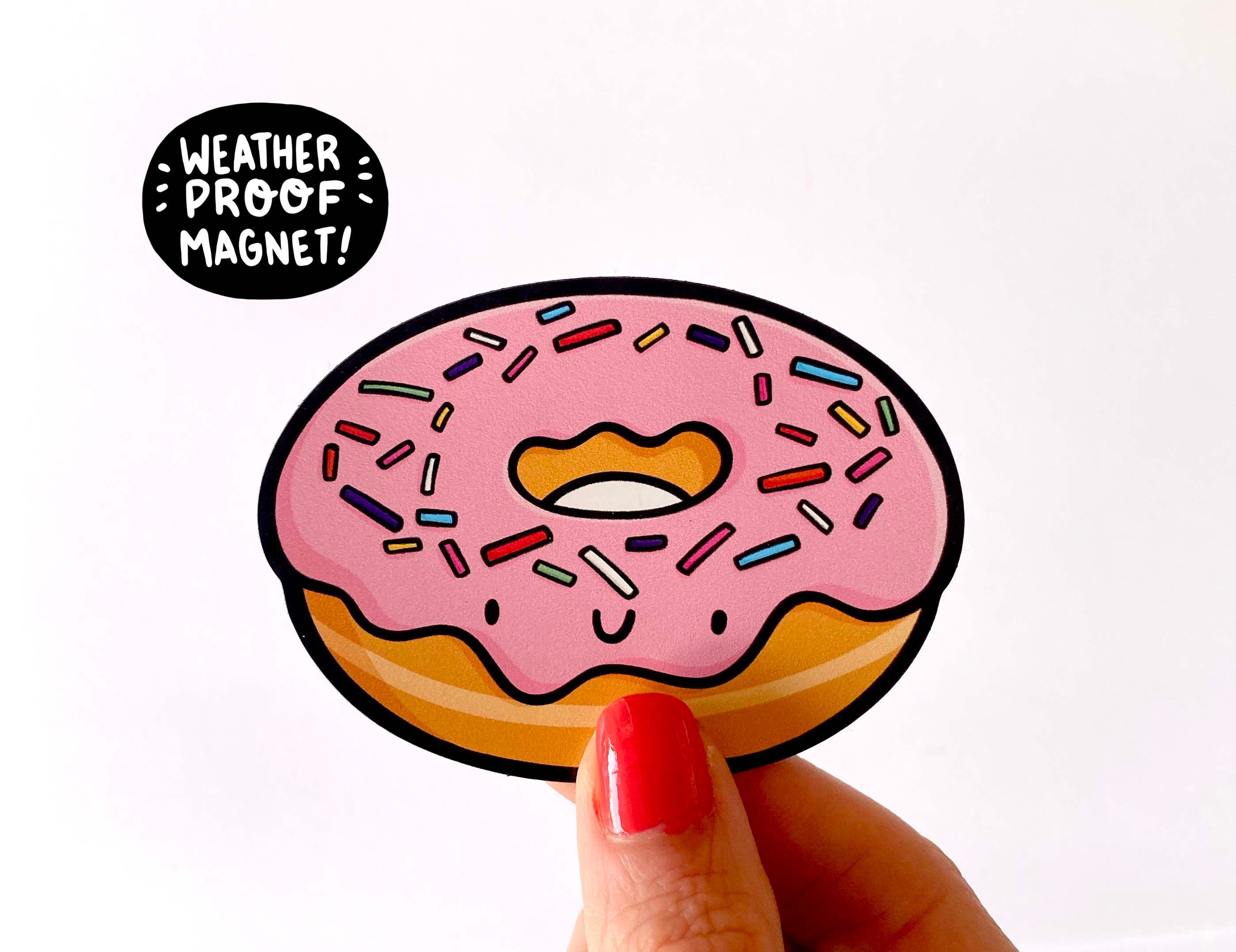 Pink Donut Magnet