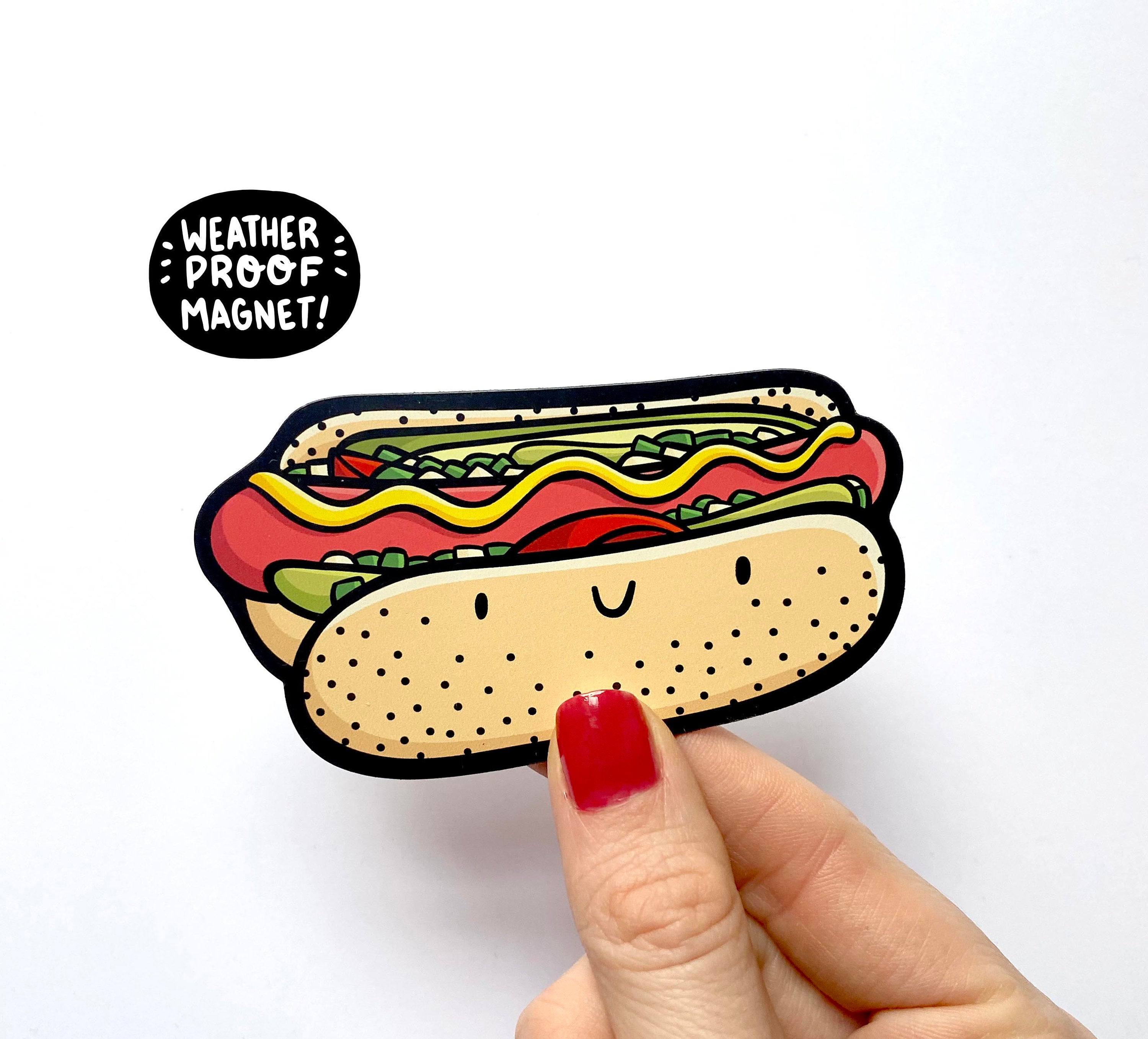 Chicago Hotdog Magnet