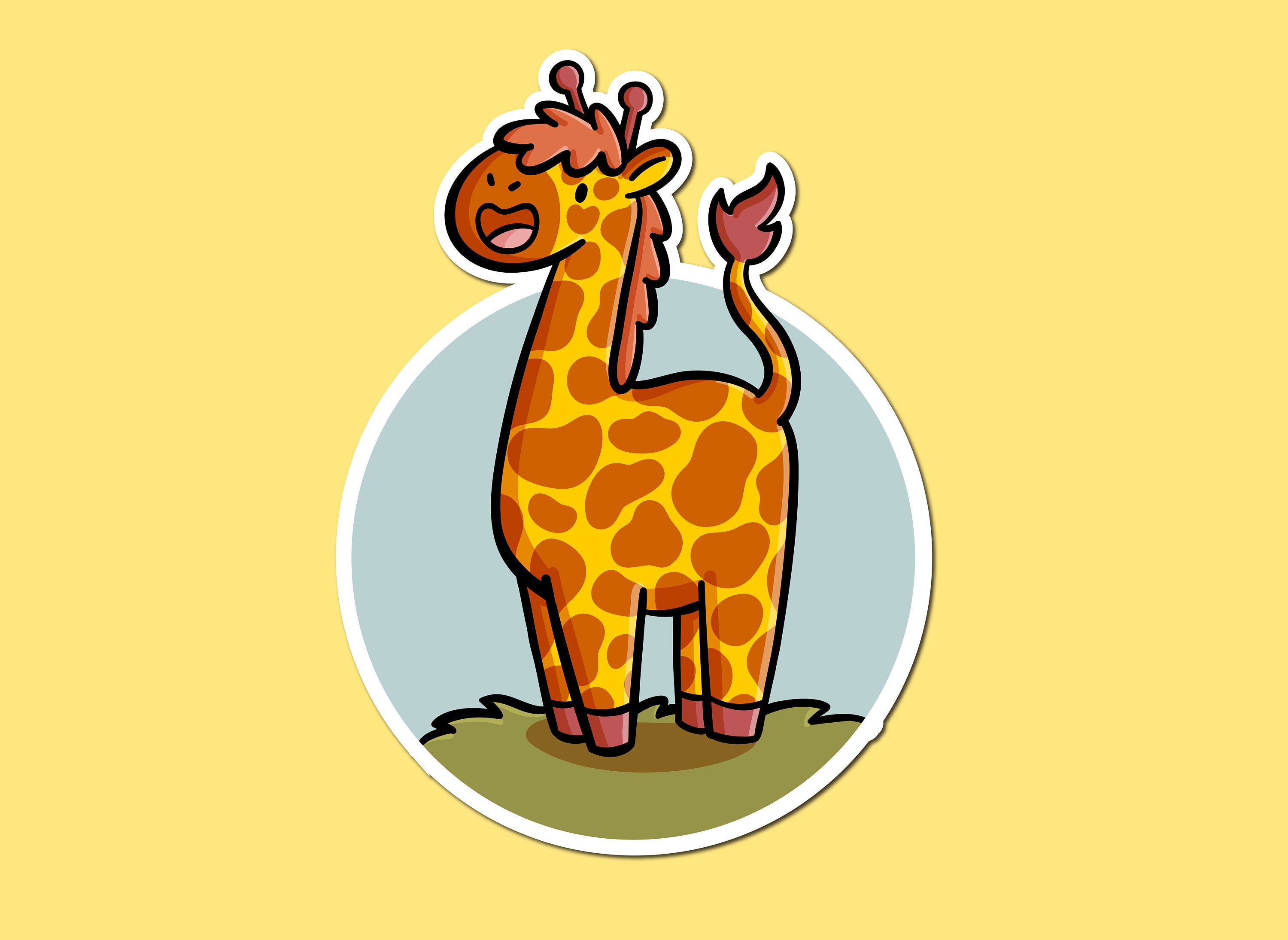 Giraffe Sticker (Discontinued!)