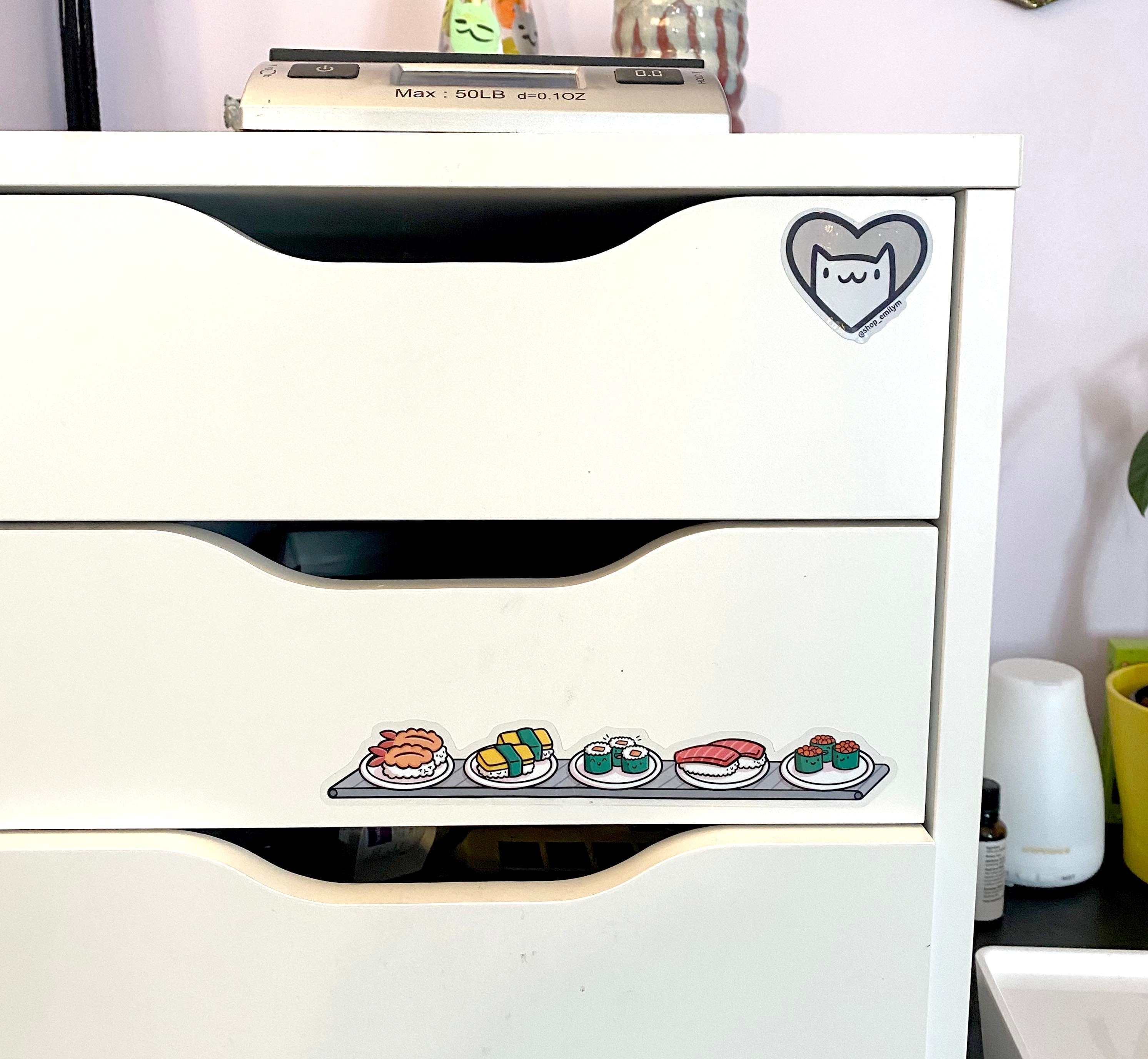 Conveyor Belt Sushi Clear Sticker