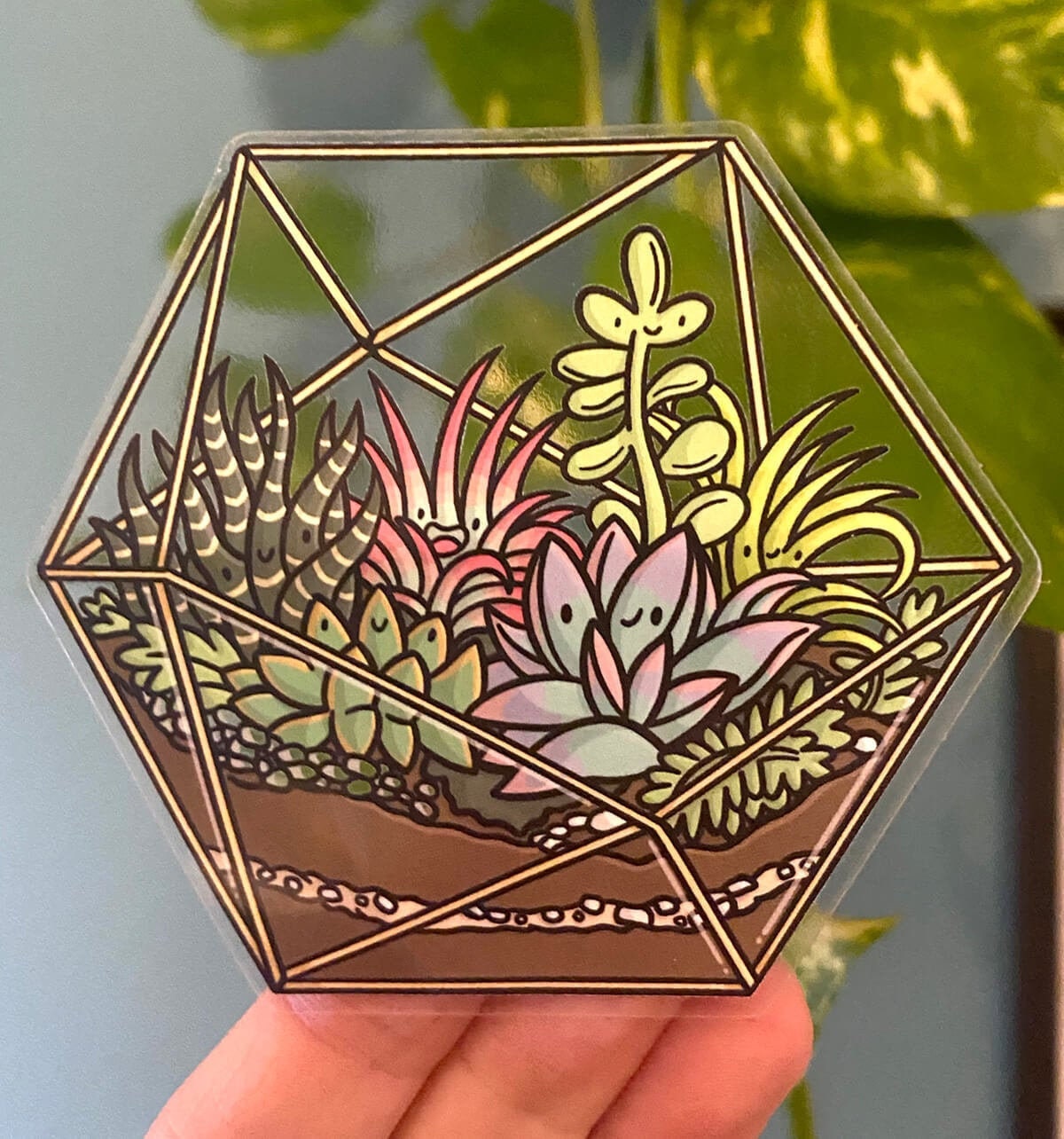 Terrarium Clear Sticker