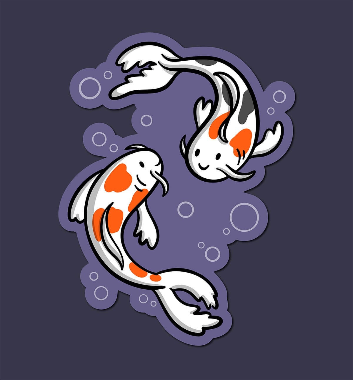 Koi Fish Sticker