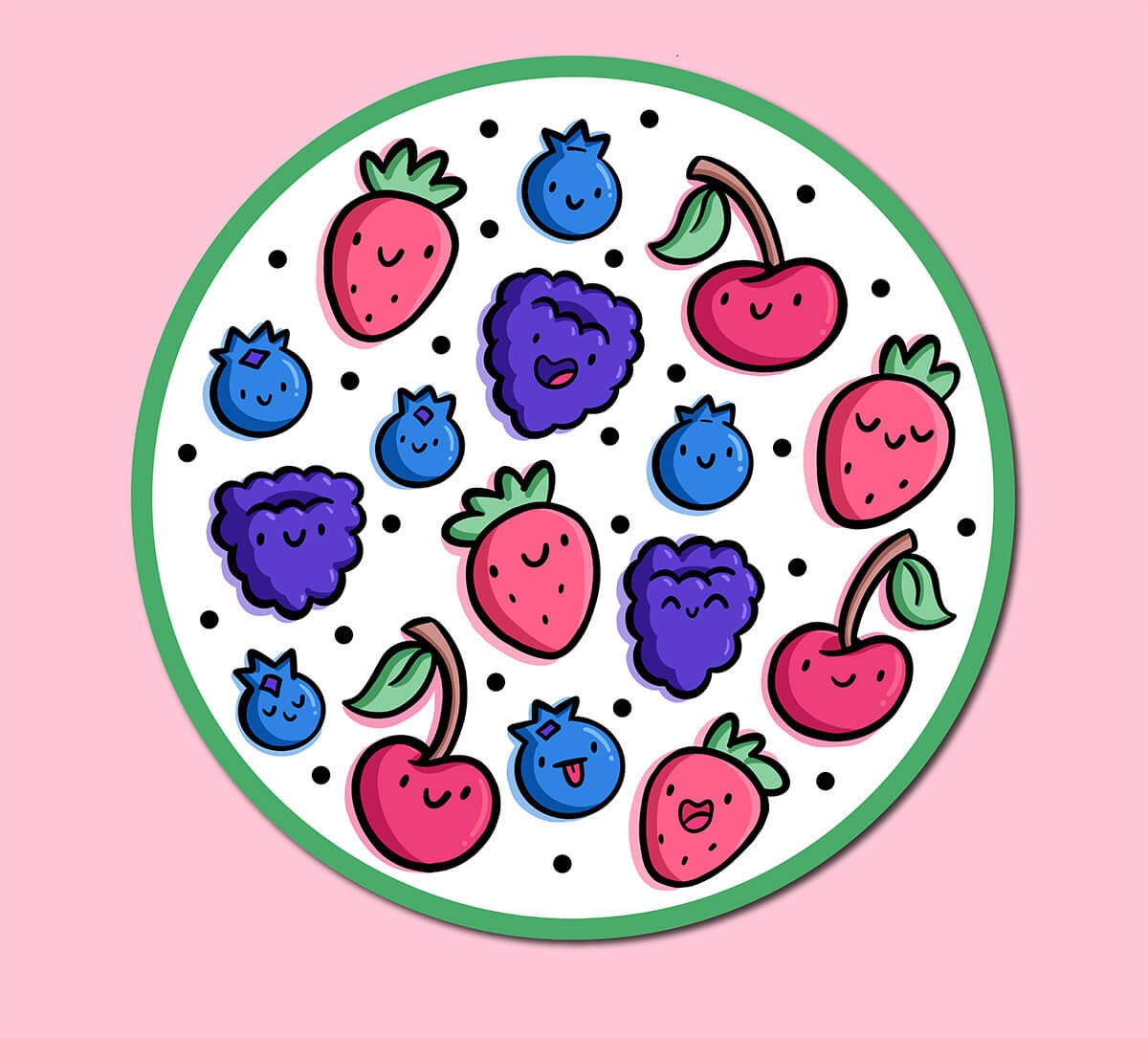 Berry Buddies Sticker