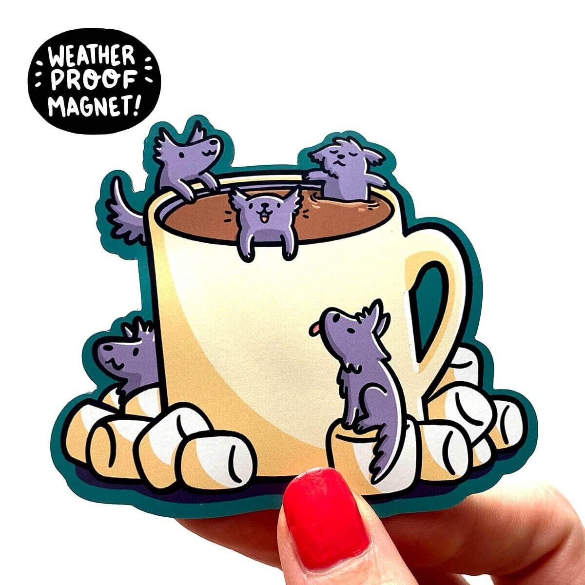 Coffee Dogs Magnet