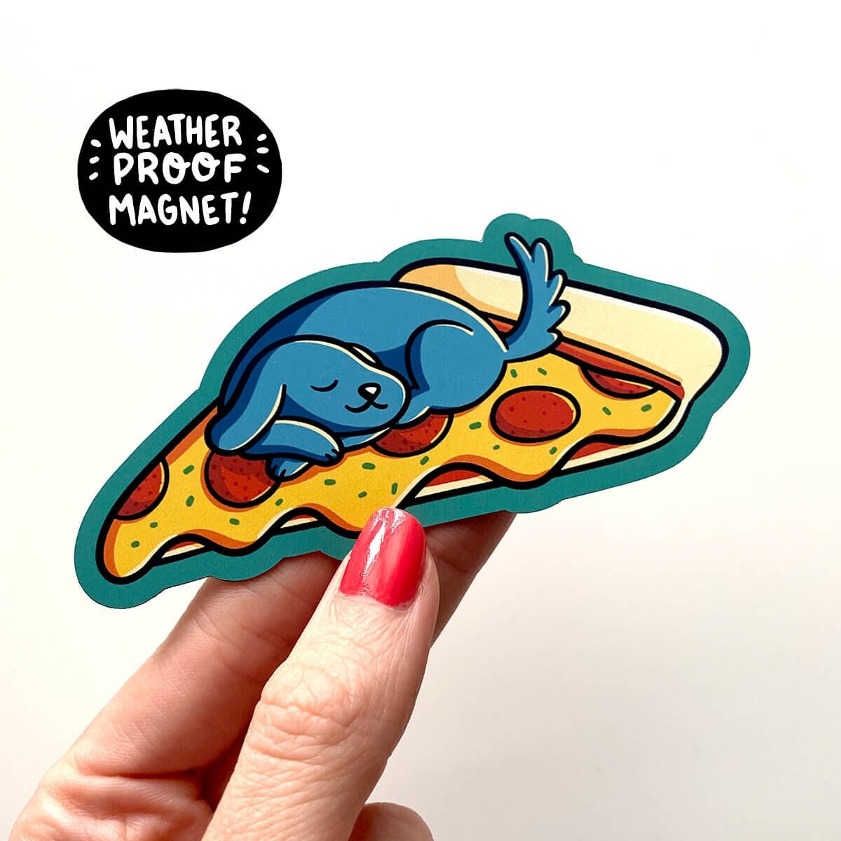 Pizza Dog Magnet