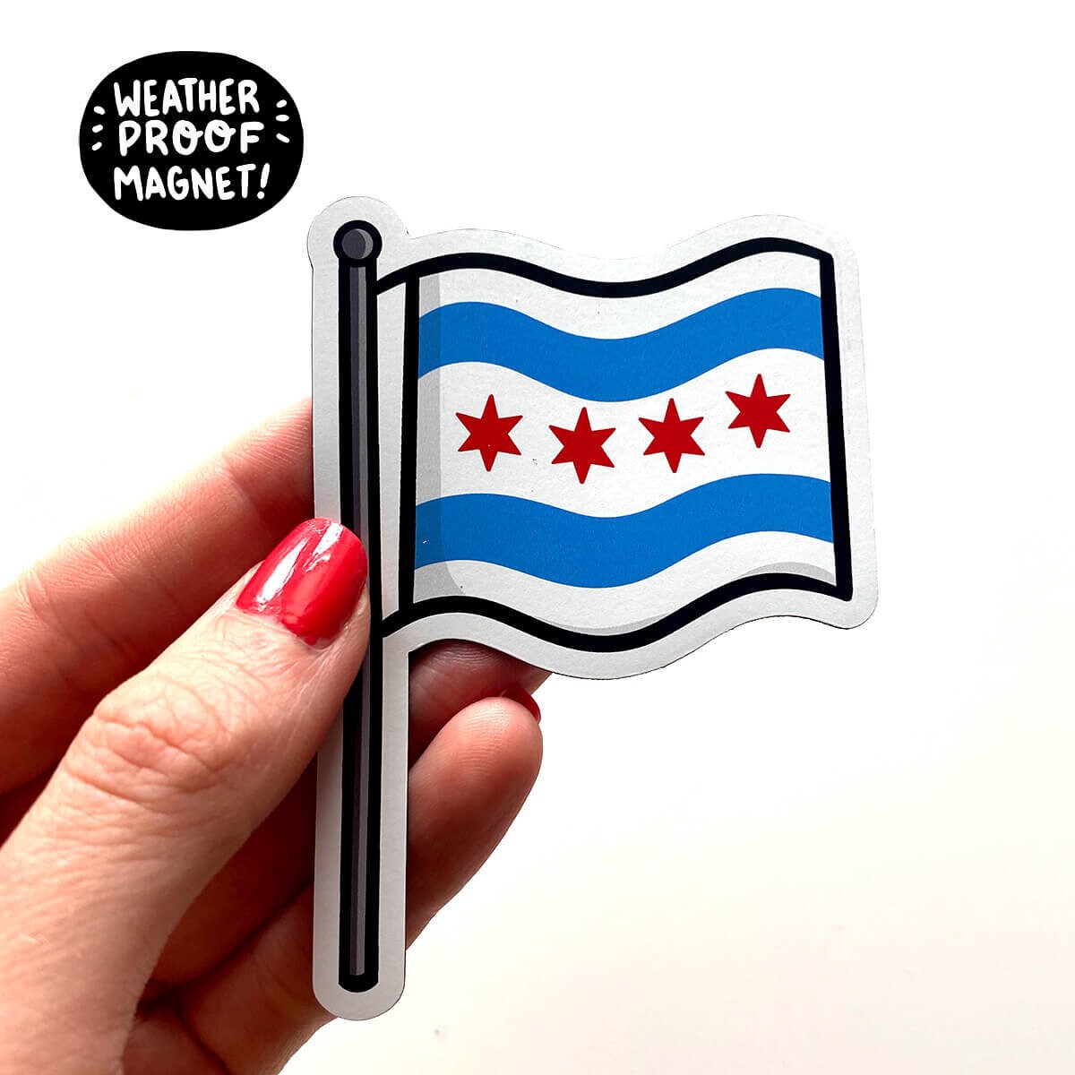 Chicago Flag Magnet