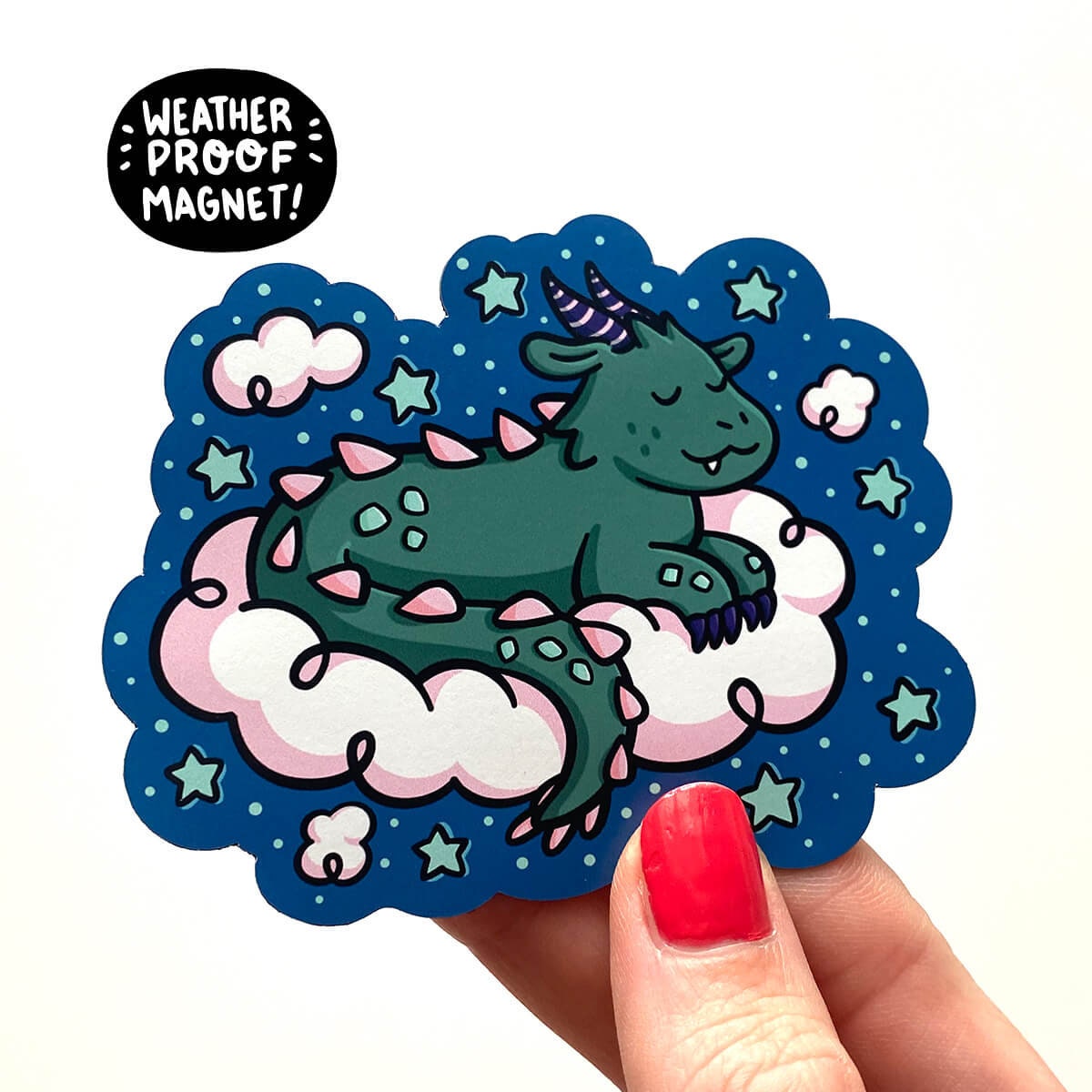 Sleepy Dragon Magnet