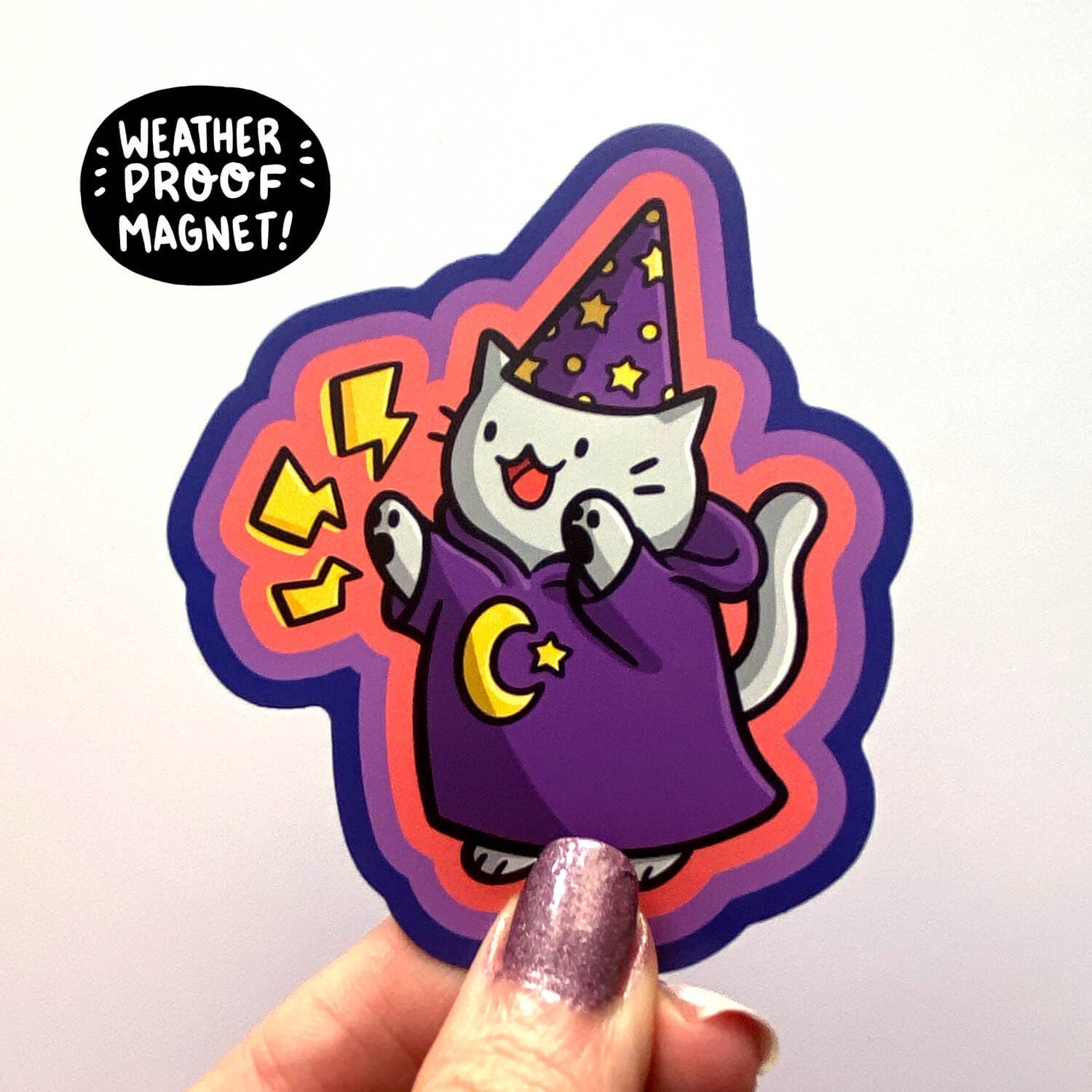 Wizard Kitty Magnet