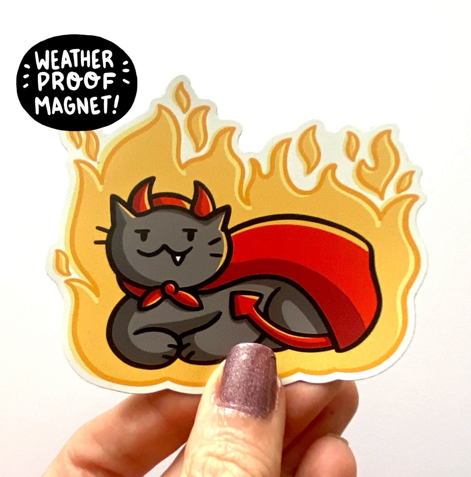 Devil Kitty Magnet