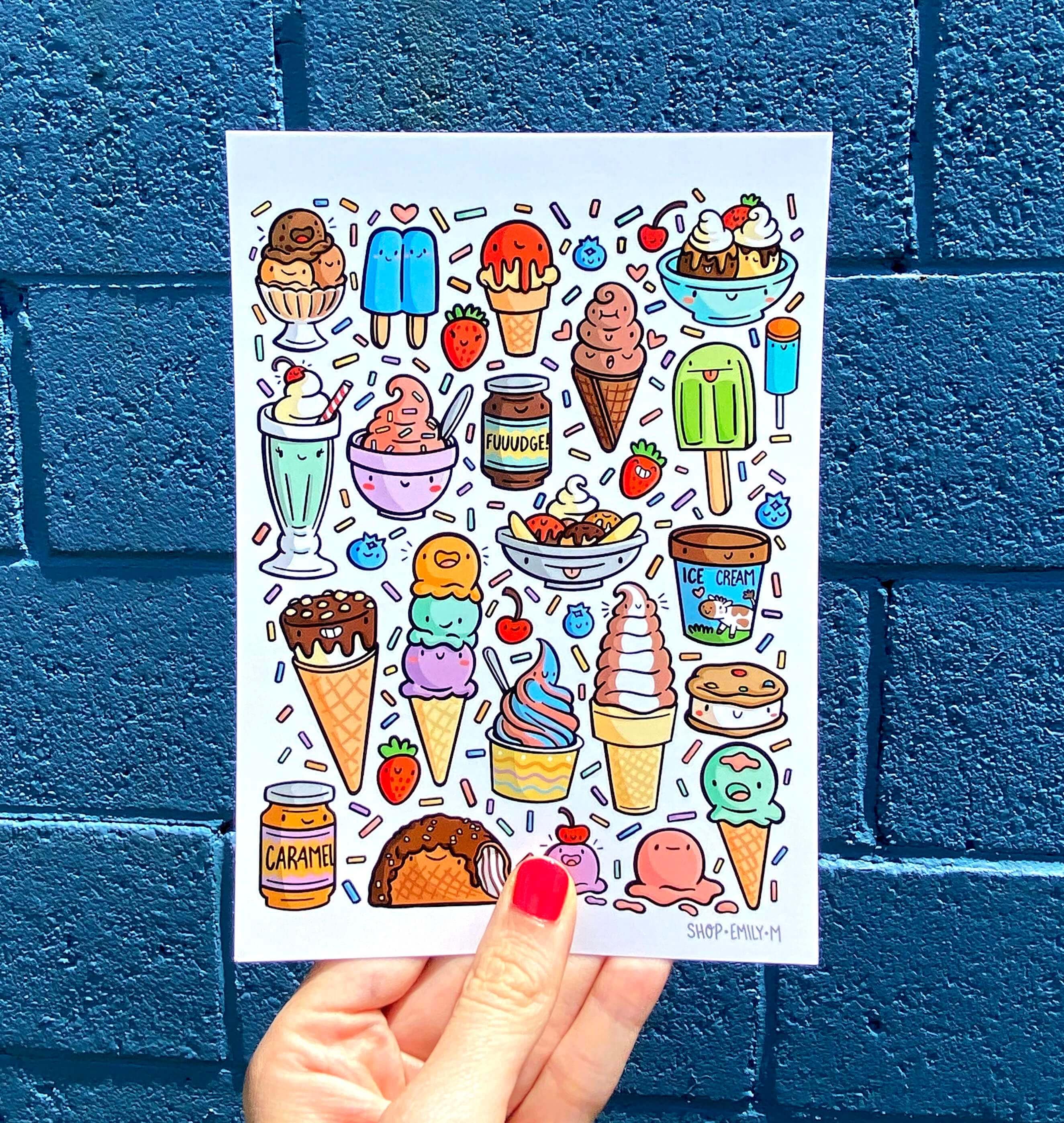Ice Cream Print