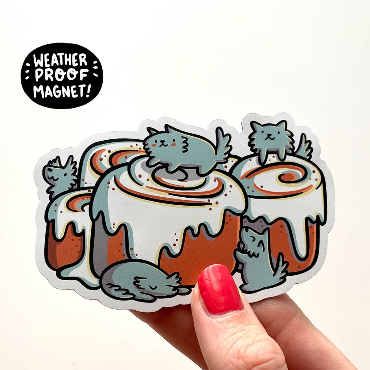 Cinnamon Roll Dogs Magnet
