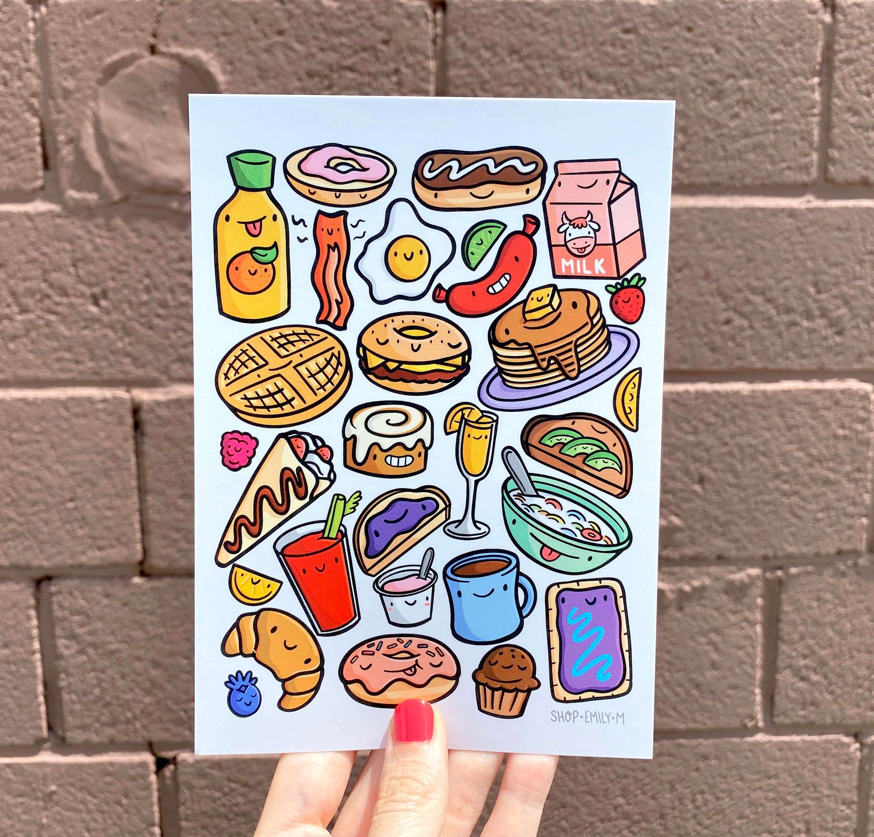 Breakfast Buddies Print