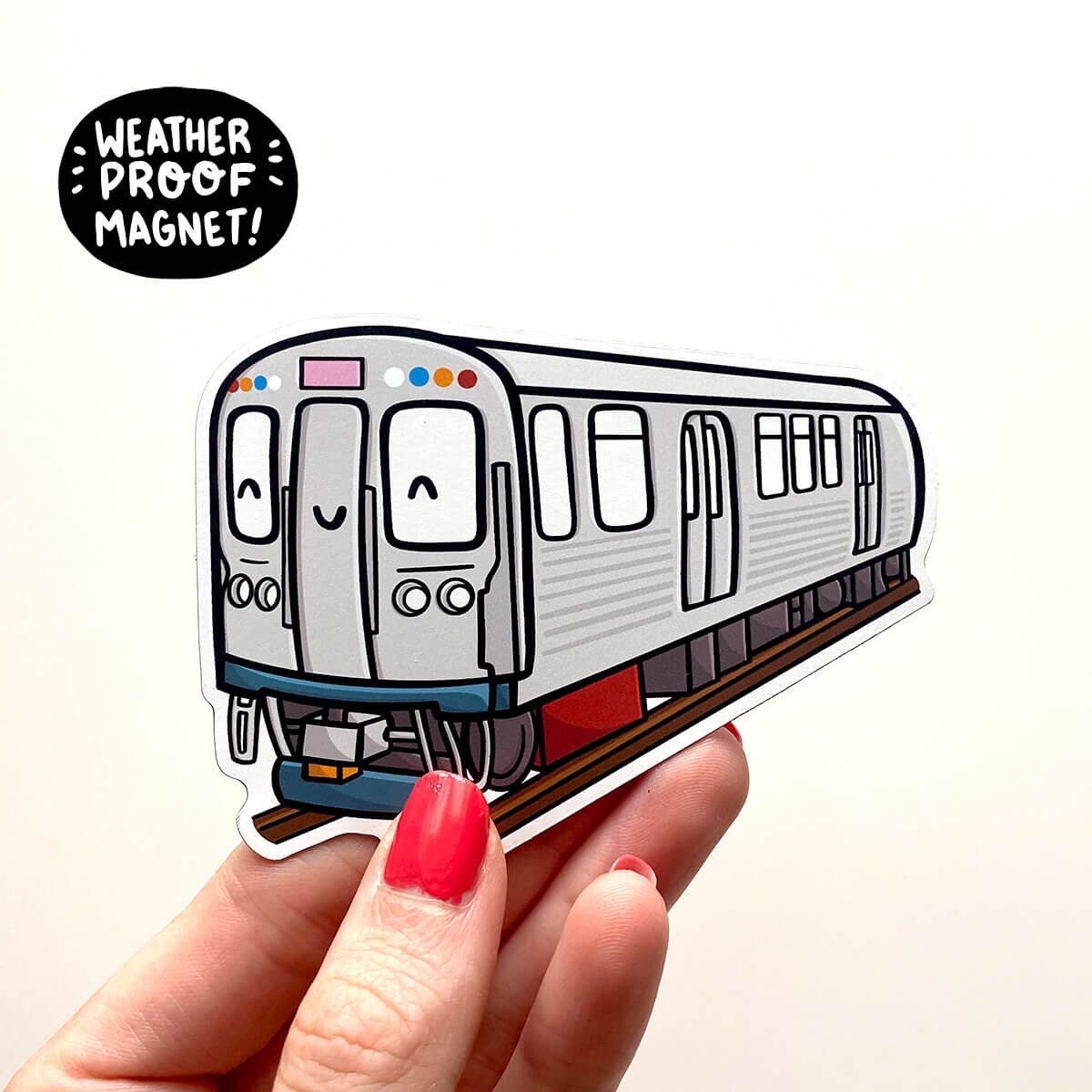 Chicago Train Magnet