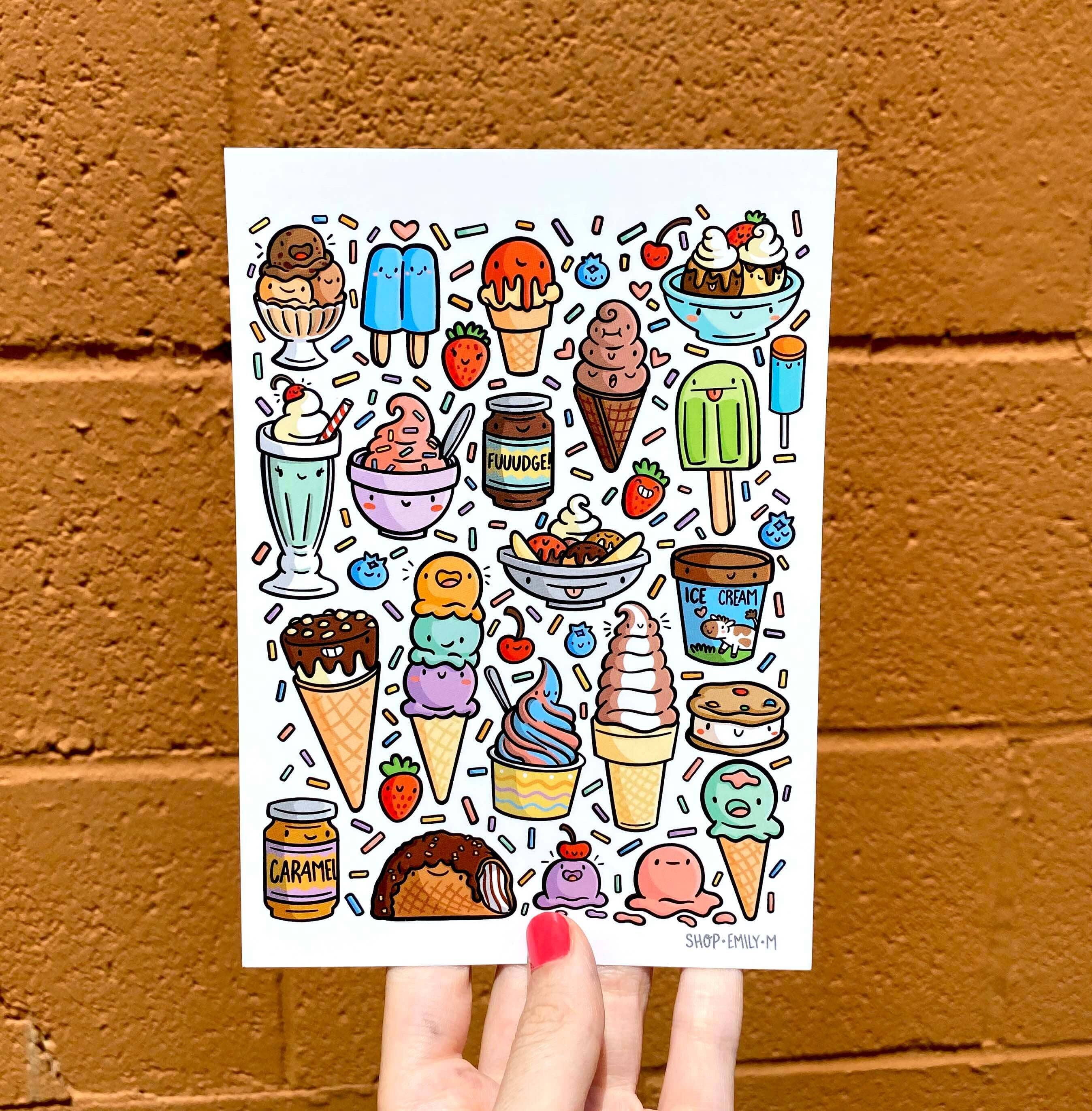 Ice Cream Print