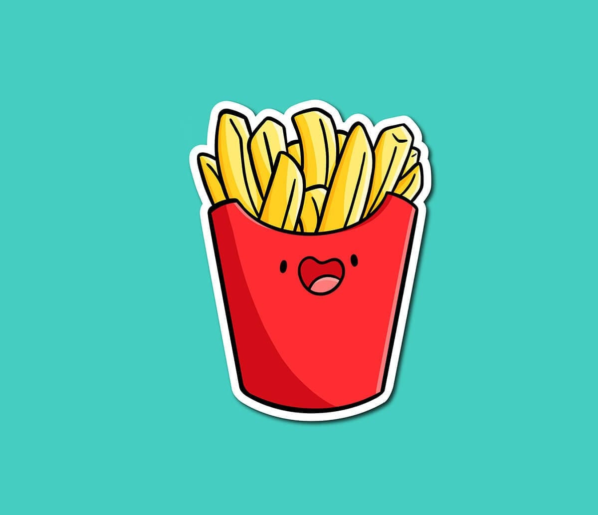 French Fries Sticker
