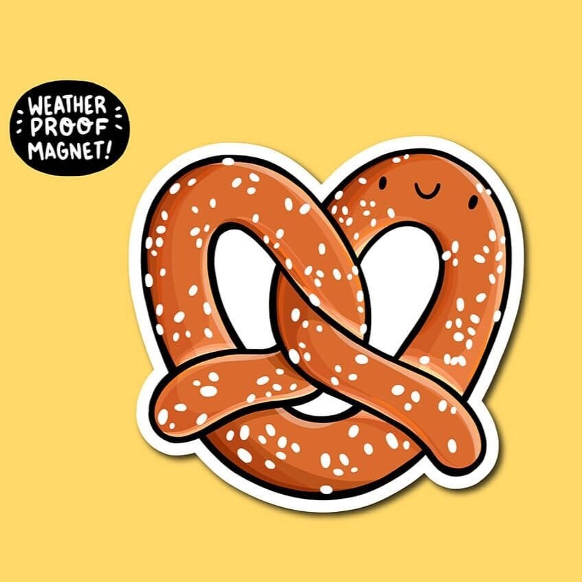 Pretzel Magnet