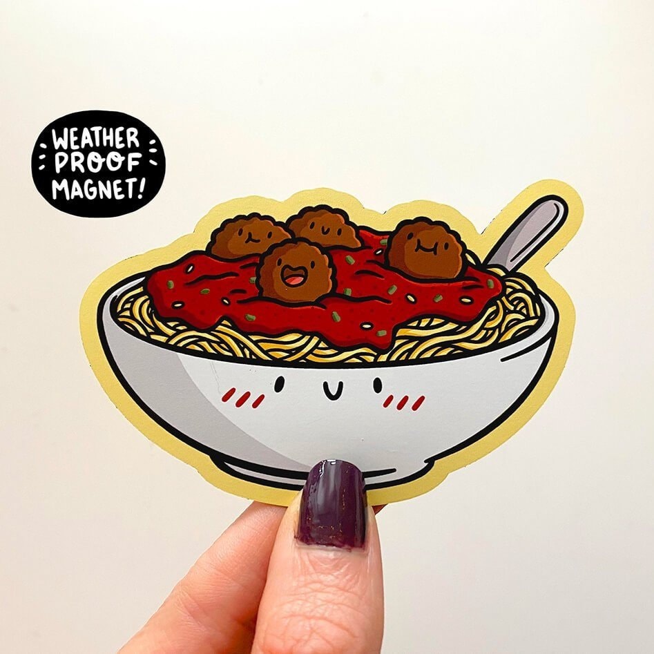 Spaghetti & Meatballs Magnet