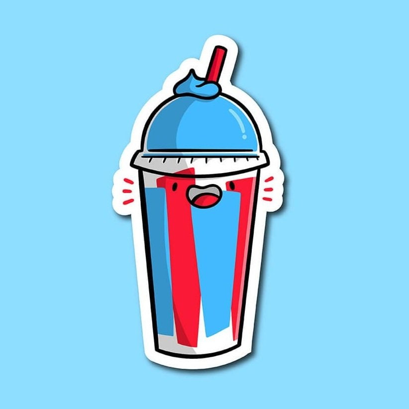 Slushee Sticker (Blue)