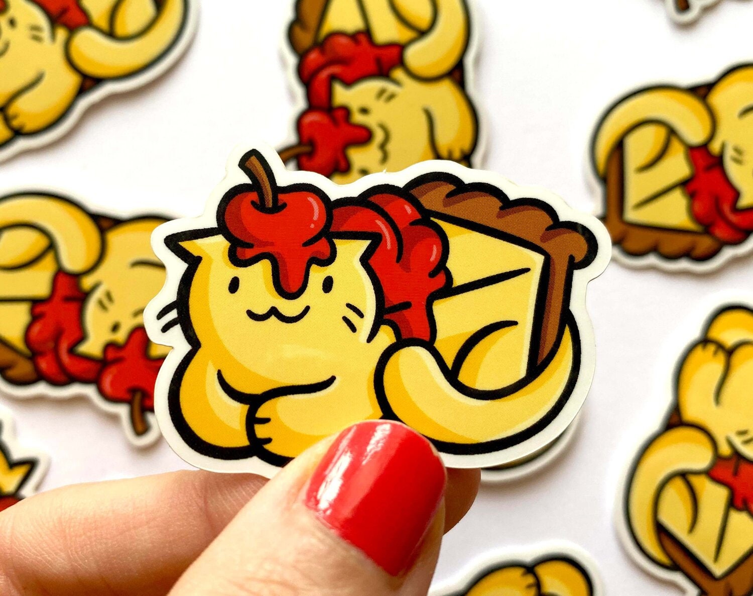 Cheesecake Cat Mini Sticker