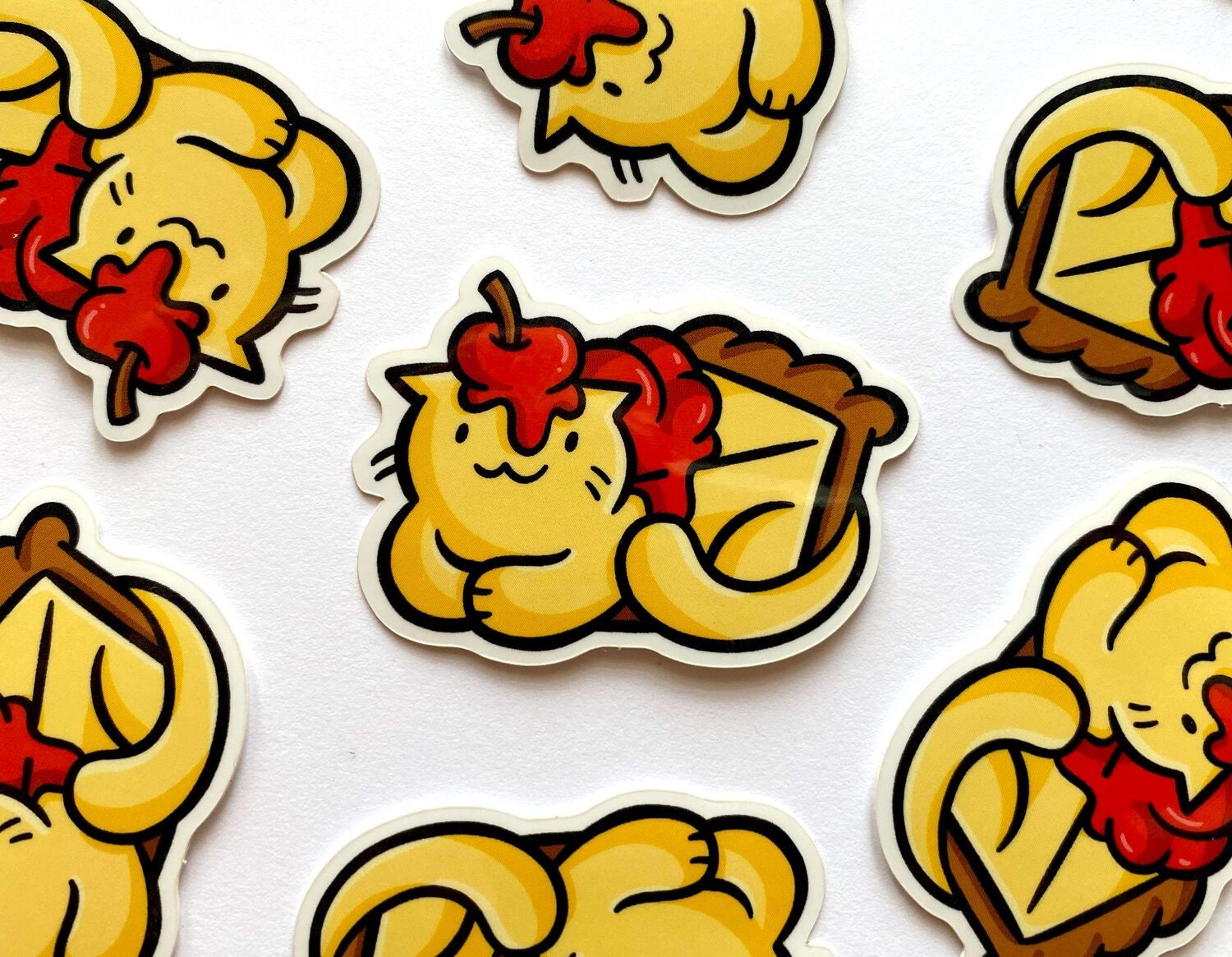 Cheesecake Cat Mini Sticker