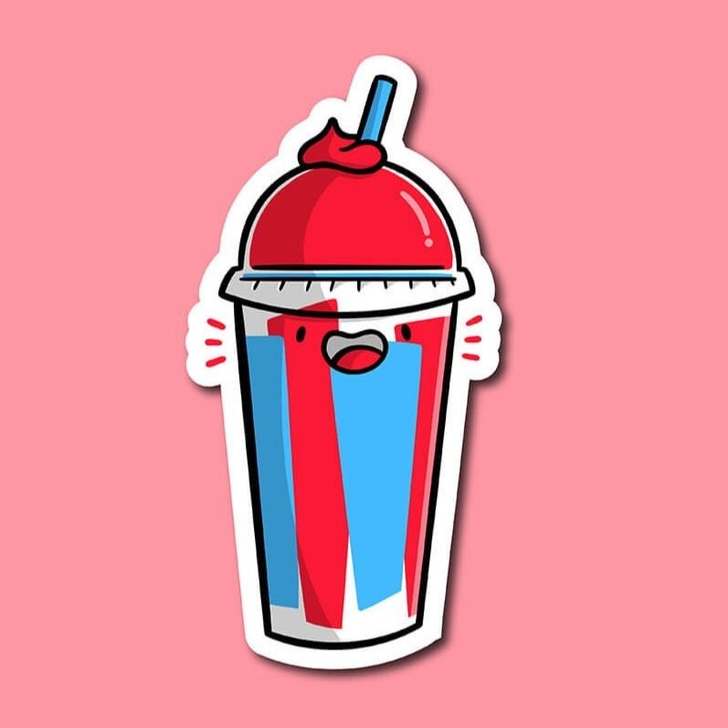 Slushee Sticker (Red)