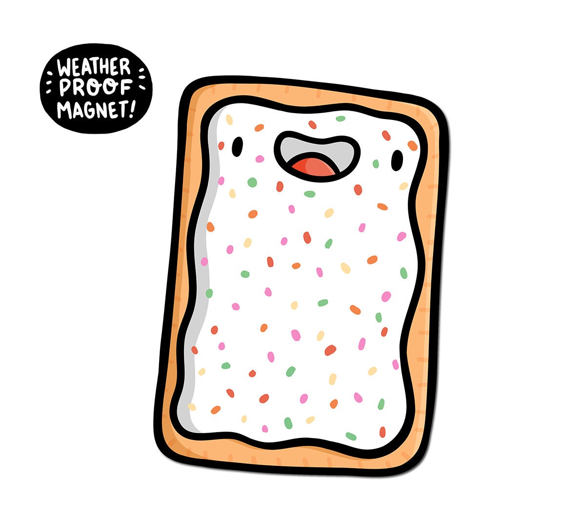 Toaster Pastry Magnet (Strawberry)