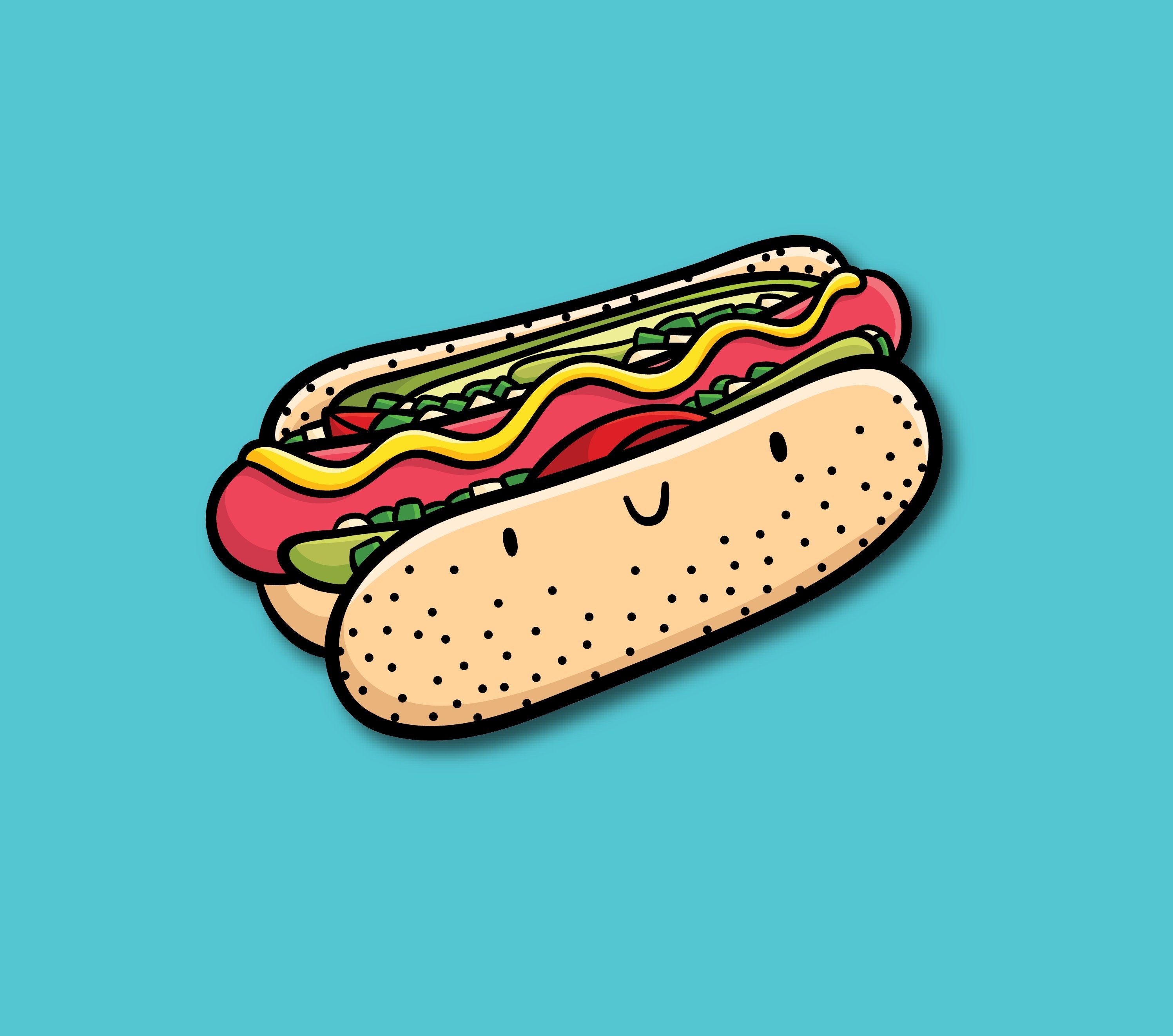 Chicago Hot Dog Sticker