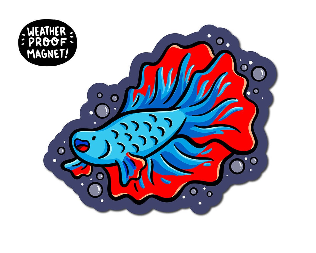 Betta Fish Magnet