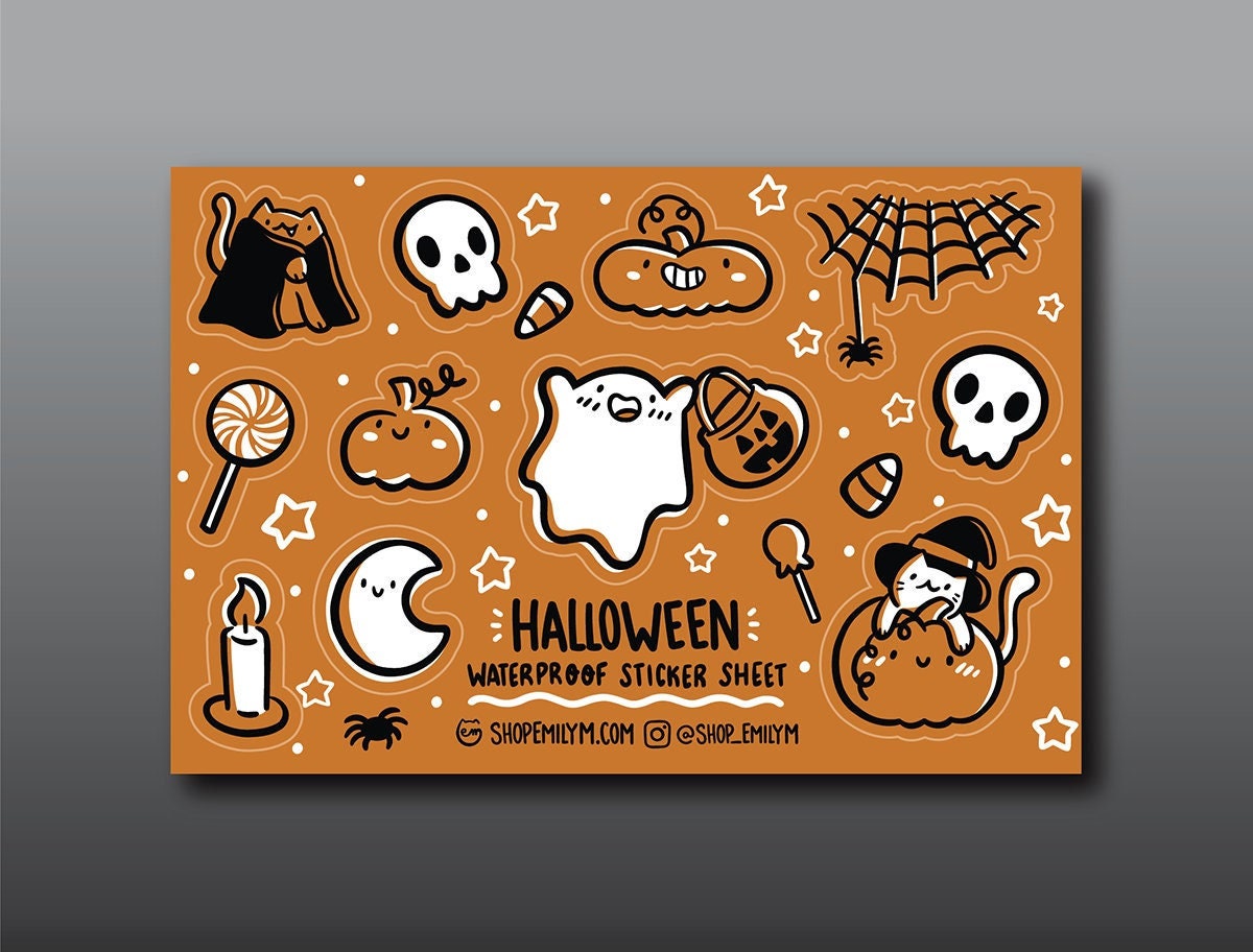 Halloween Sticker Sheet