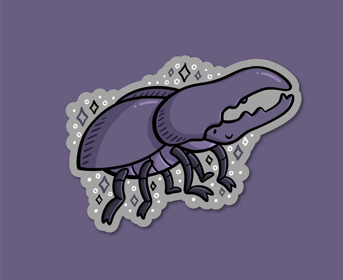 Beetle Sticker