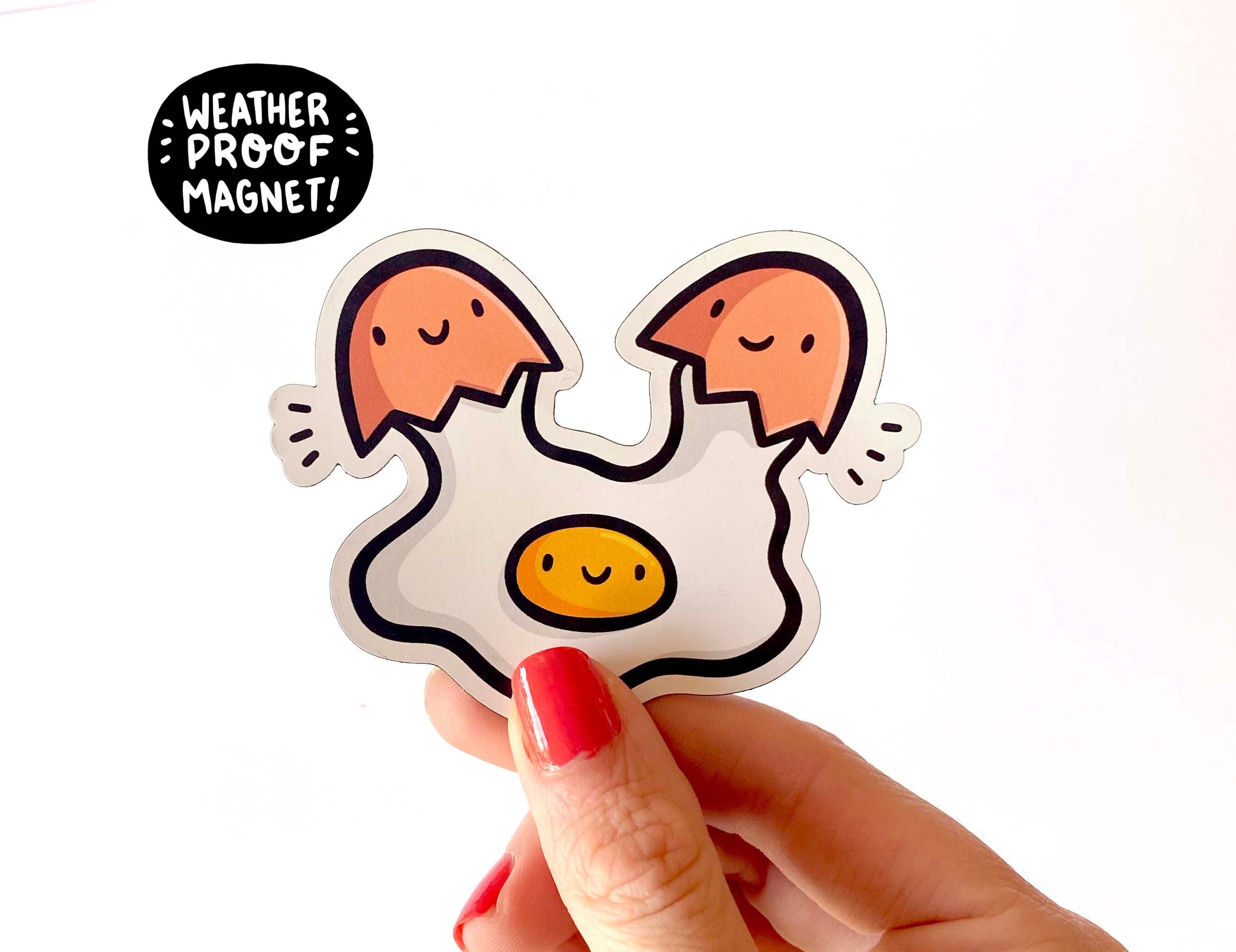 Cracked Eggs Magnet