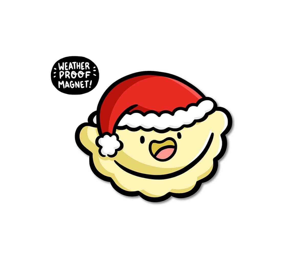 Santa Pierogi Magnet