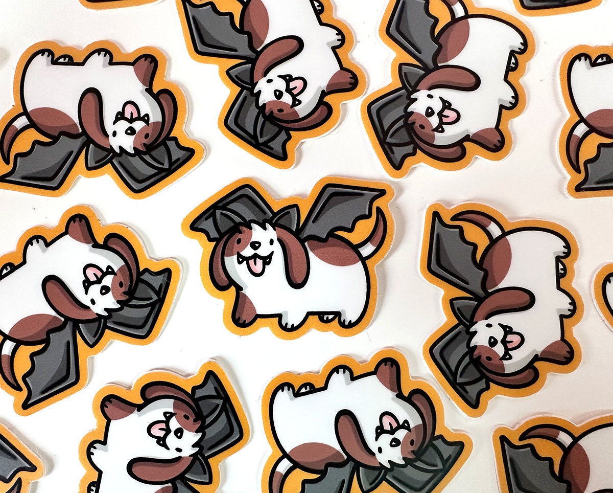 Bat Dog Mini Sticker