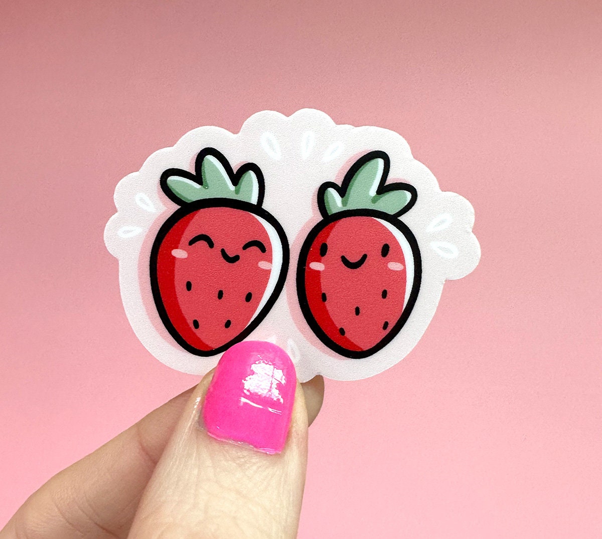 Strawberries Mini Sticker