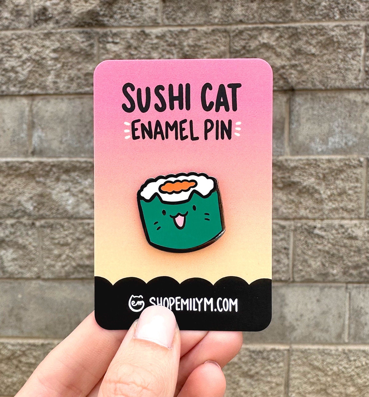 Sushi Cat Enamel Pin