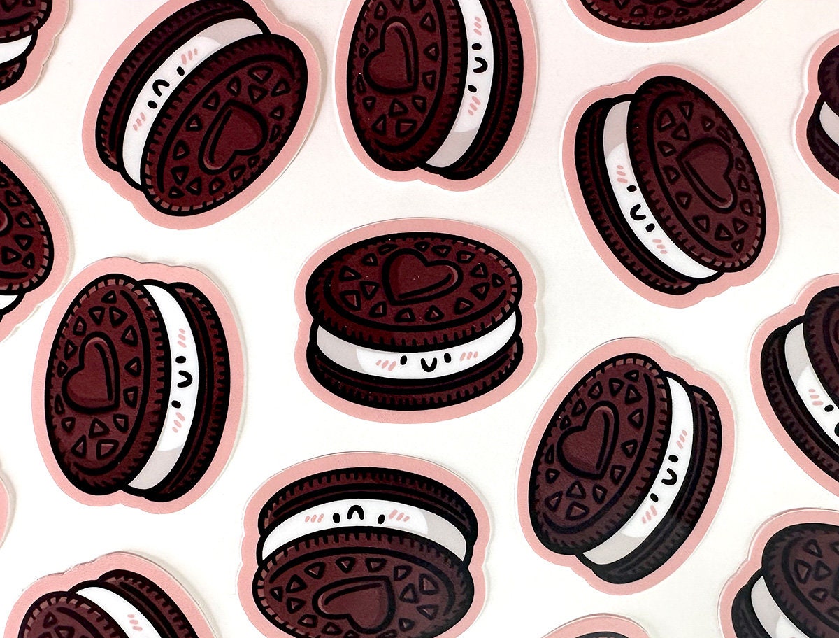 Chocolate Sandwich Cookie Mini Sticker