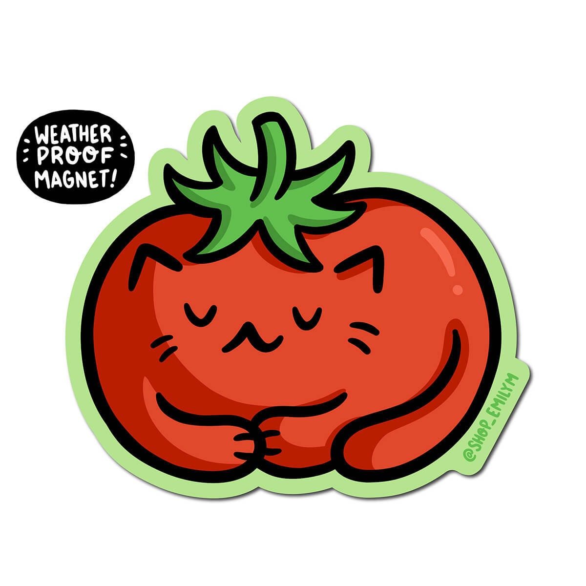 Tomato Cat Magnet
