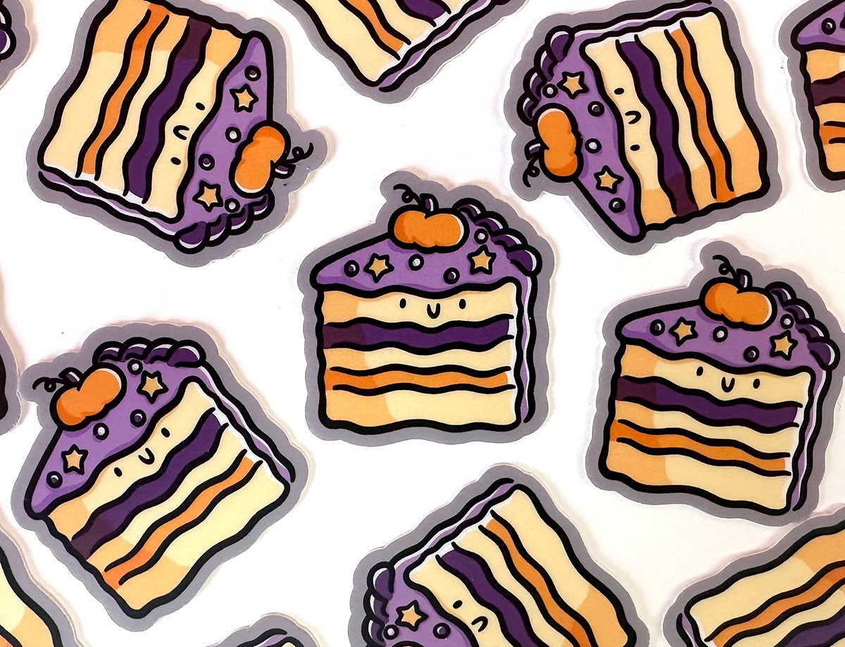 Halloween Cake Mini Sticker