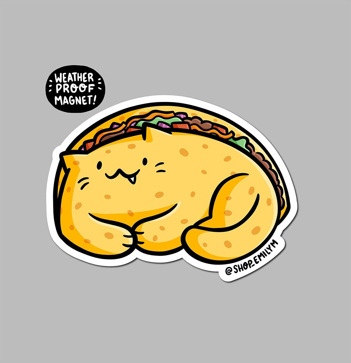 Taco Cat Magnet