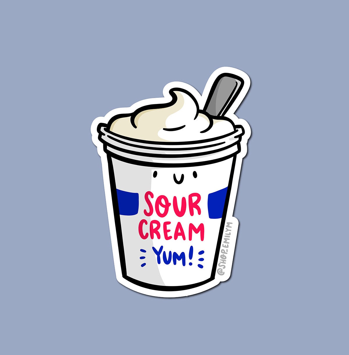 Sour Cream Sticker