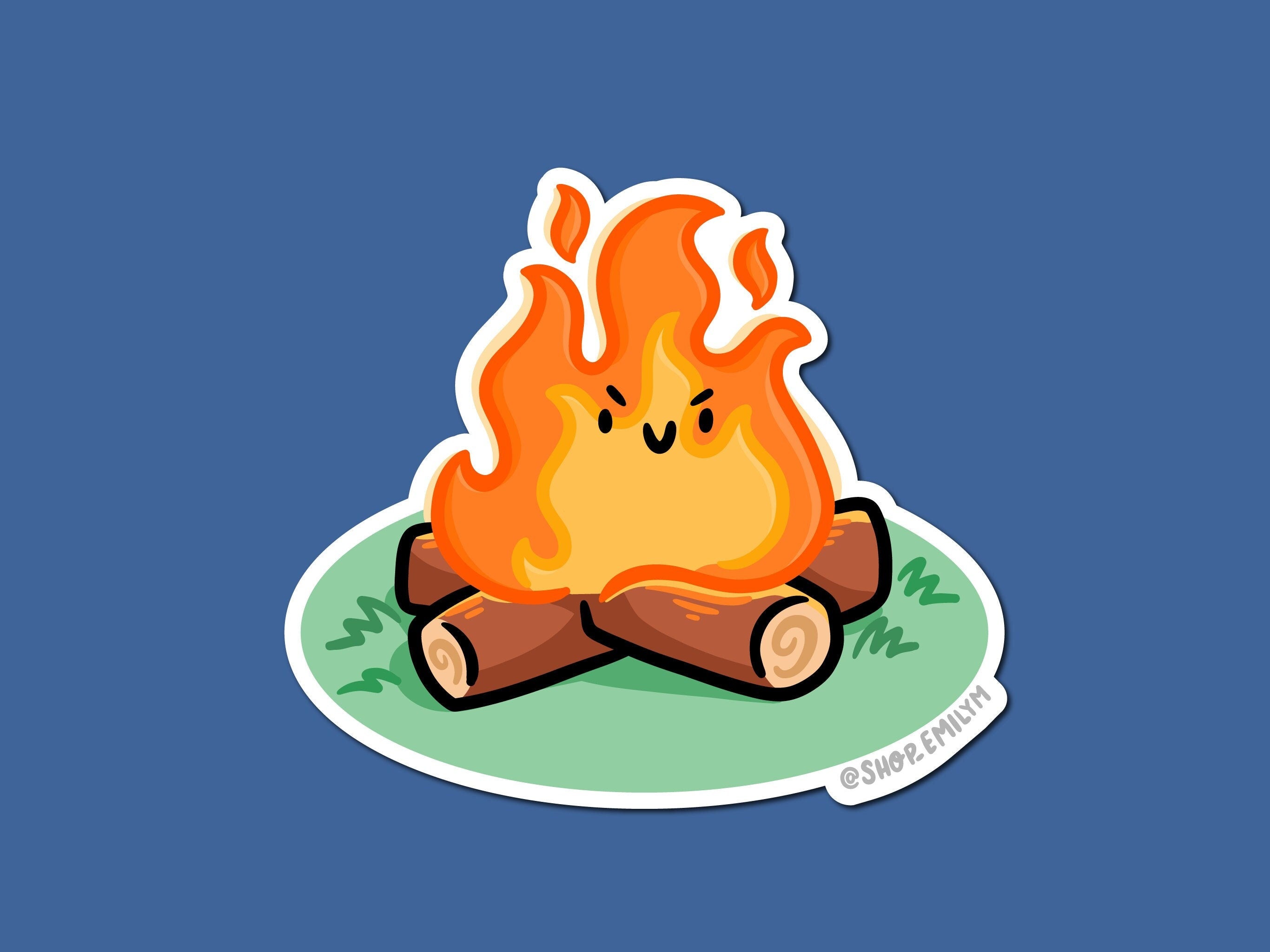 Campfire Sticker